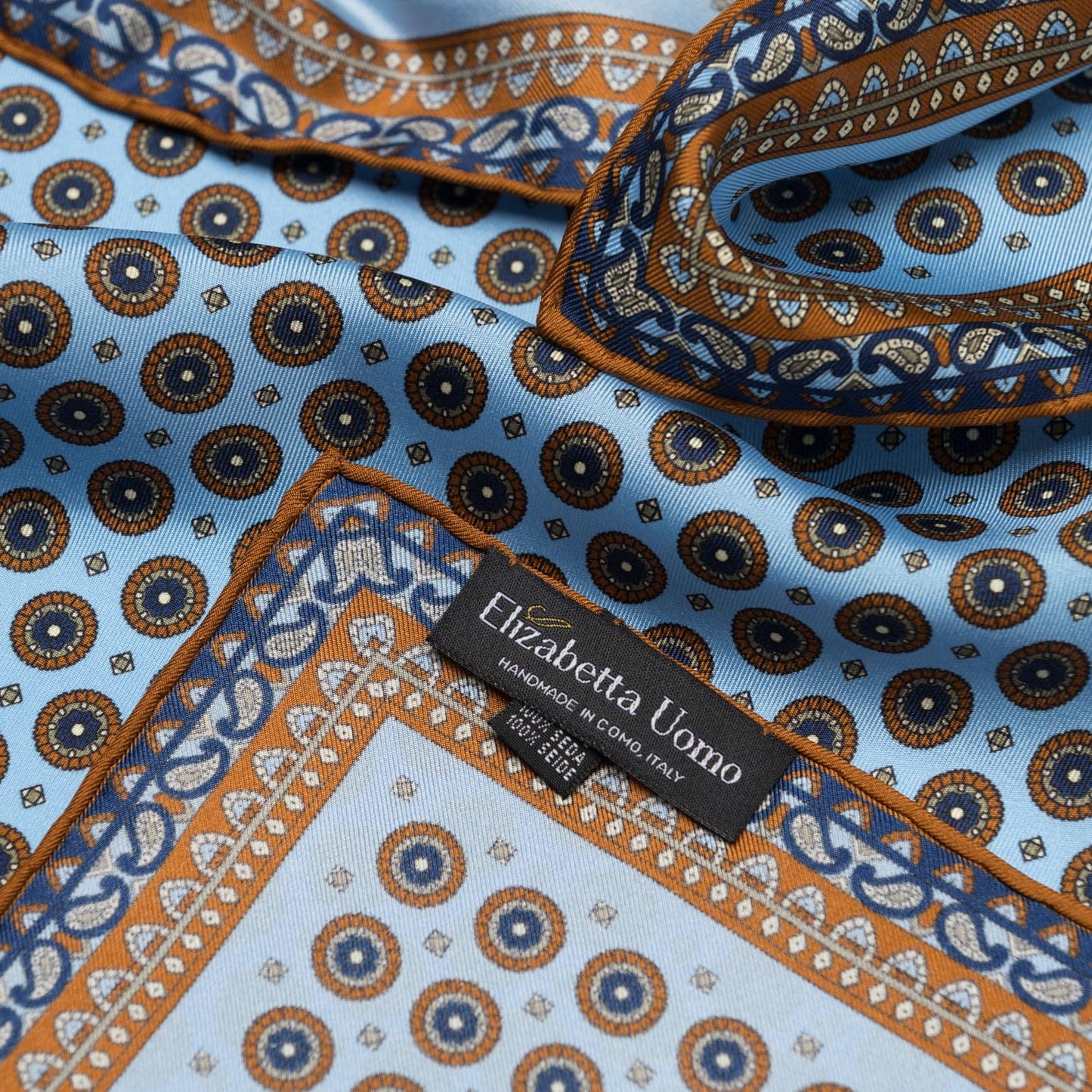 Toscana - Silk Neckerchief - Sky Blue - My Men's Shop
