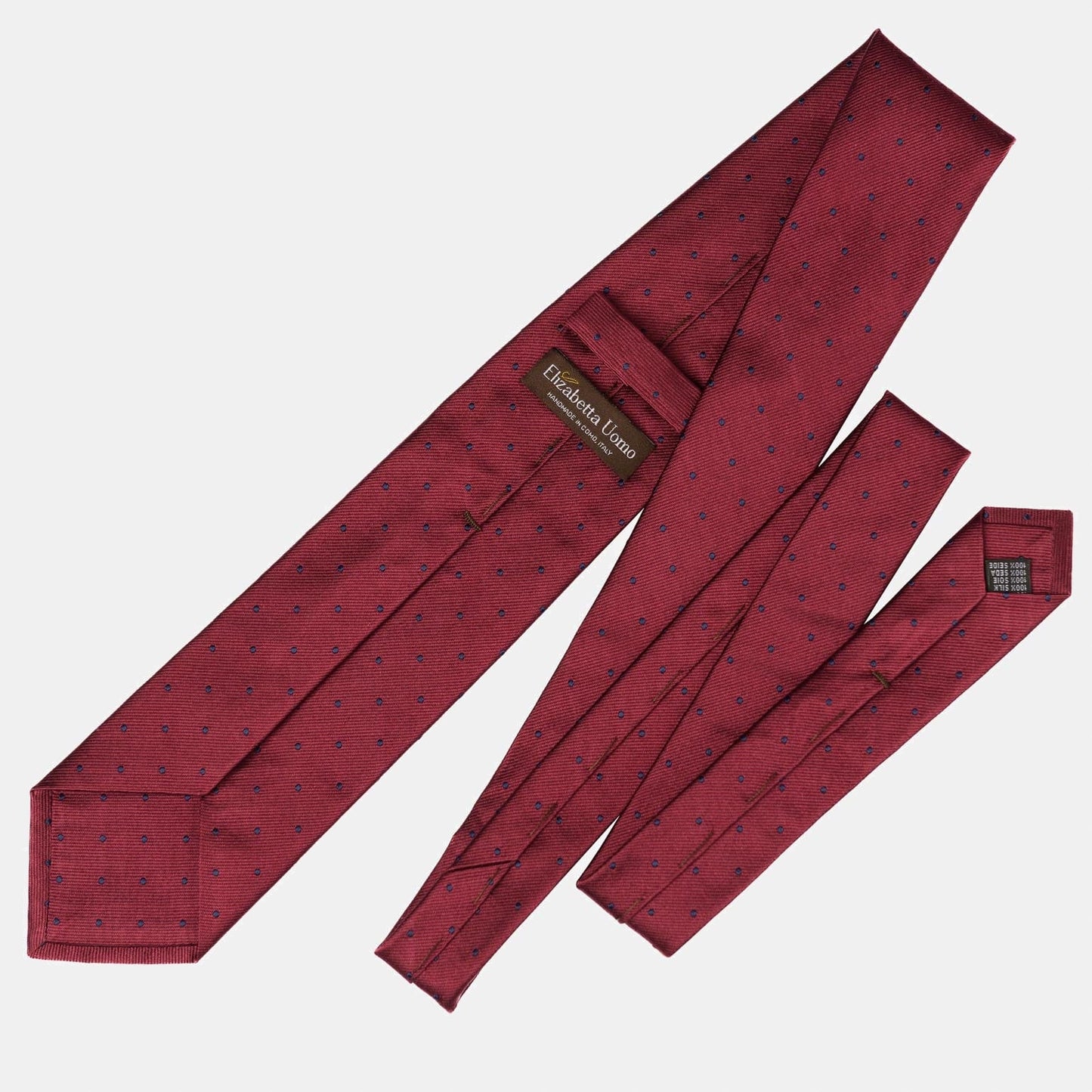 Pisa - Silk Jacquard Tie - Burgundy - My Men's Shop