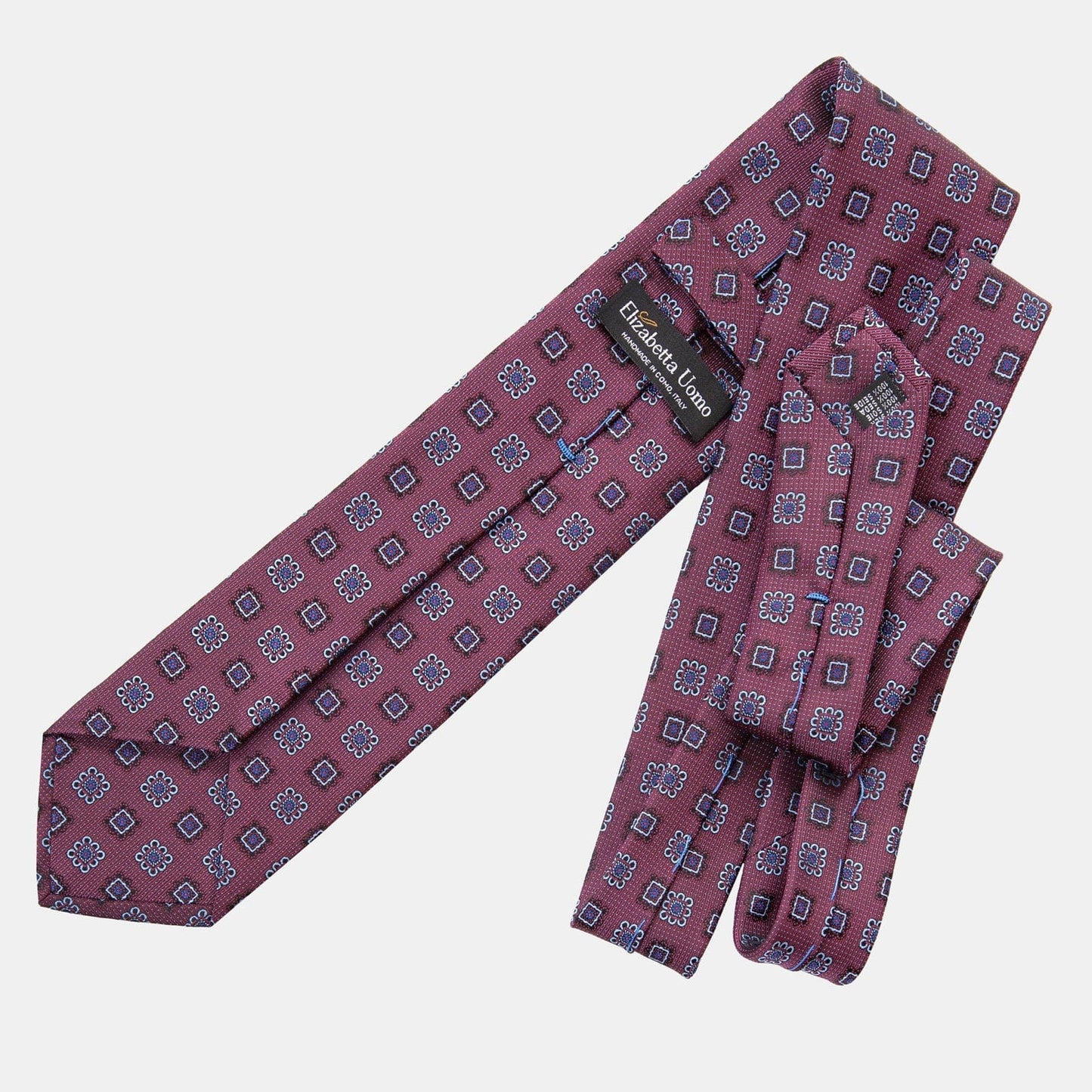 Trento - Silk Jacquard Tie - Raspberry - My Men's Shop