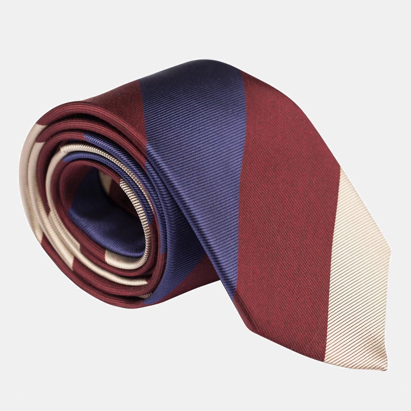 Conero - Silk Jacquard Tie - Burgundy