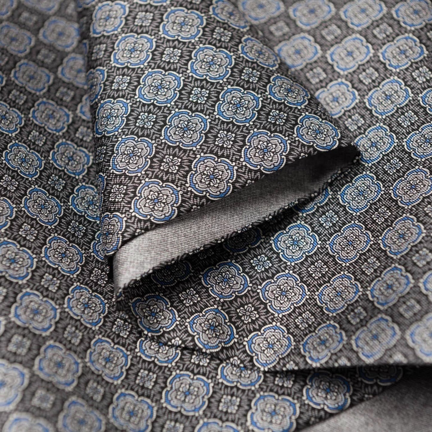 Palazzo - Reversible Silk Scarf - Charcoal - My Men's Shop