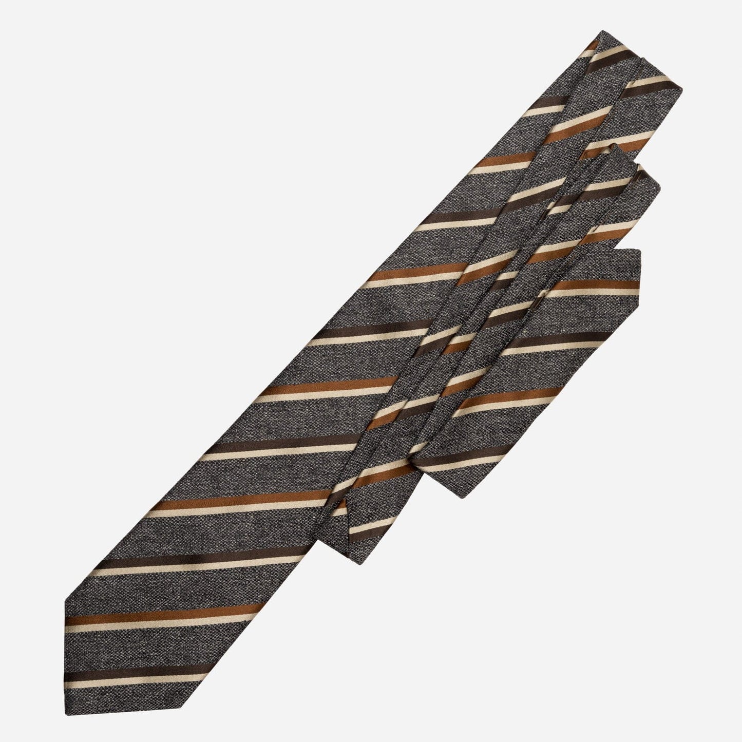 Velletri - Silk Jacquard Tie - Steel