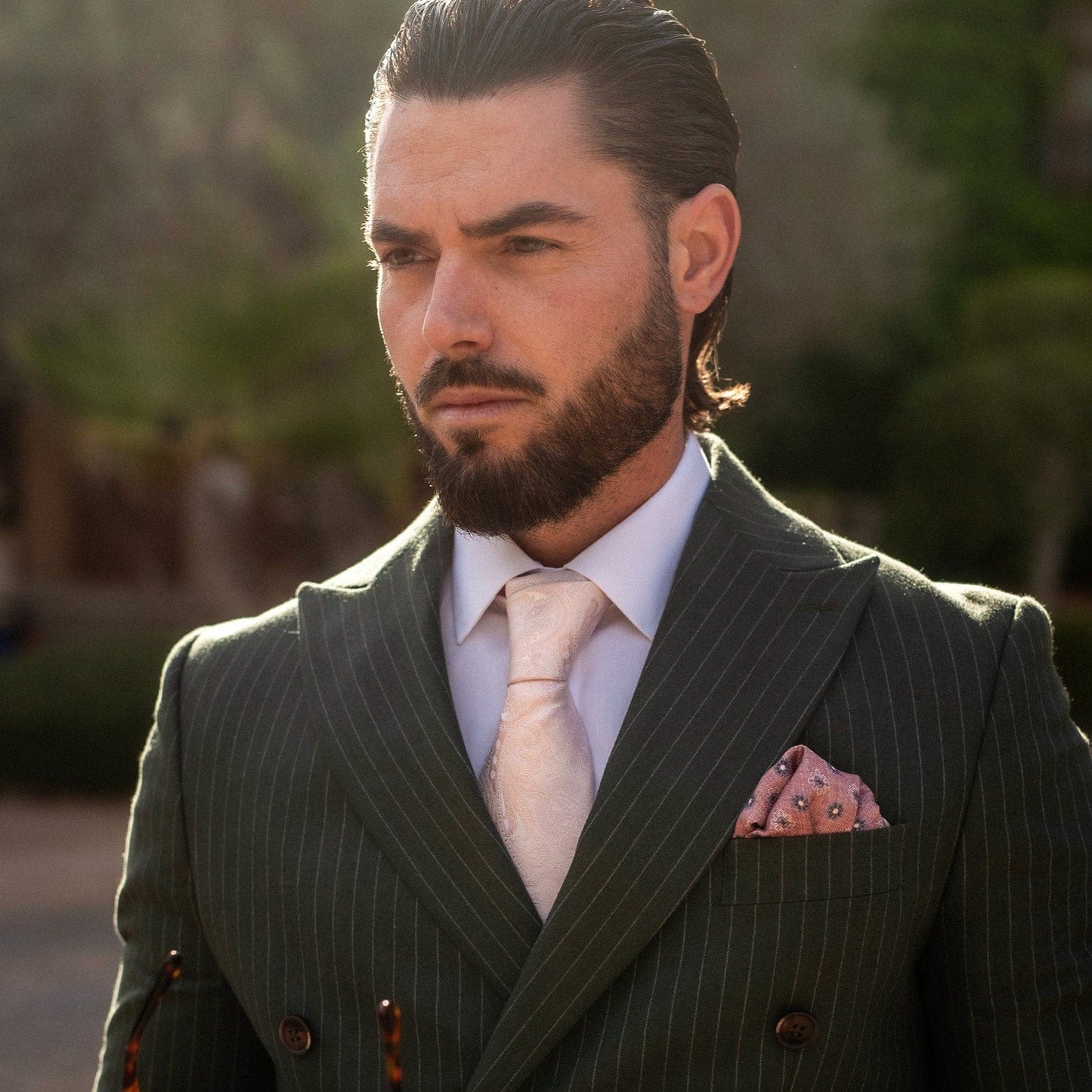 Montecarlo - Silk Jacquard Tie - Pink
