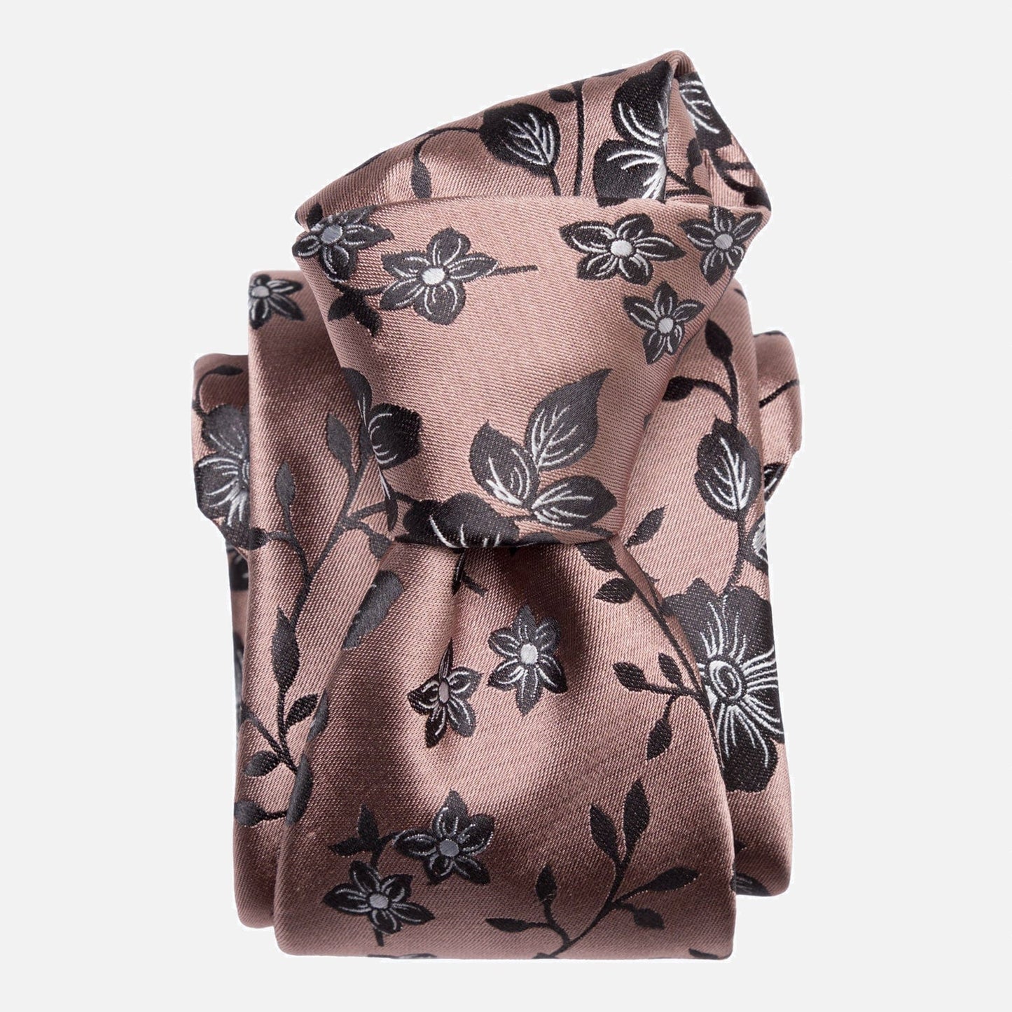 Silvio - Silk Jacquard Tie - Dusty Rose