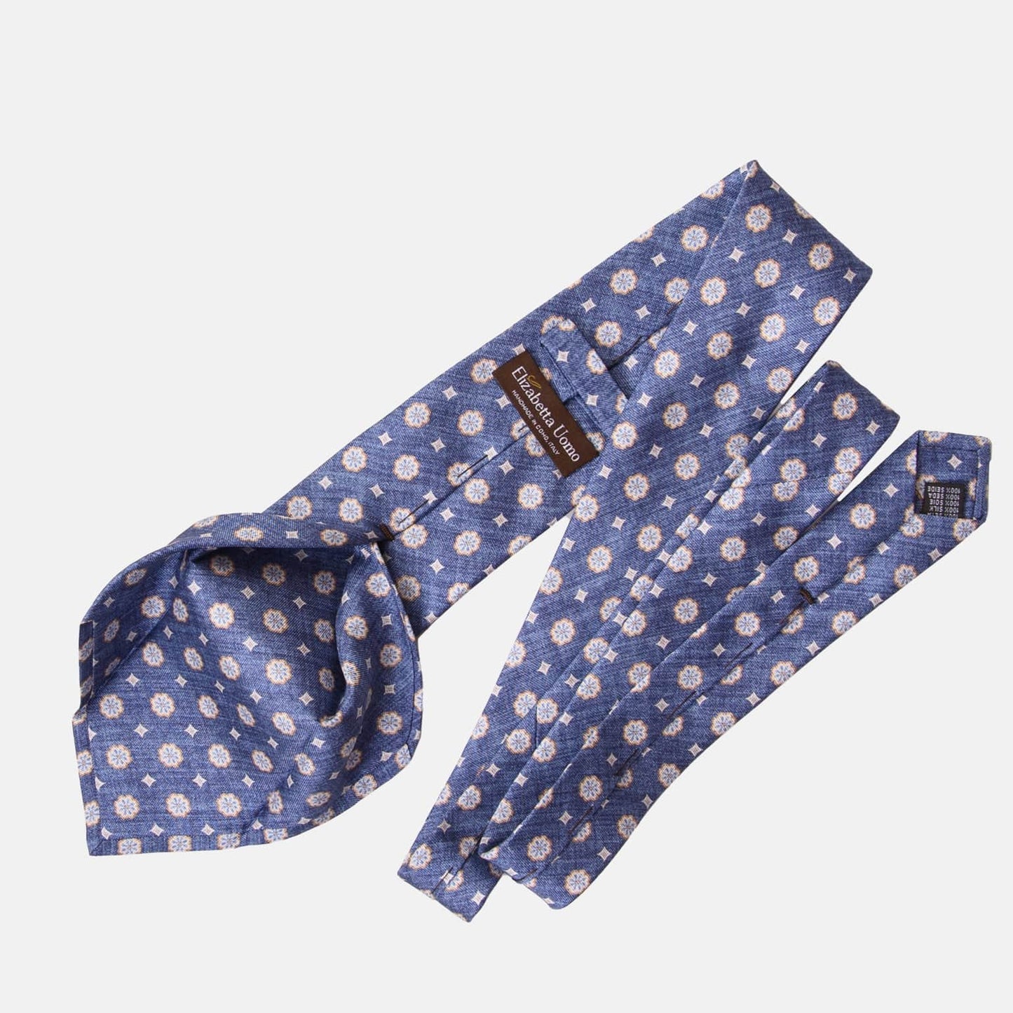 Antinori - Printed Silk Tie - Blue - My Men's Shop