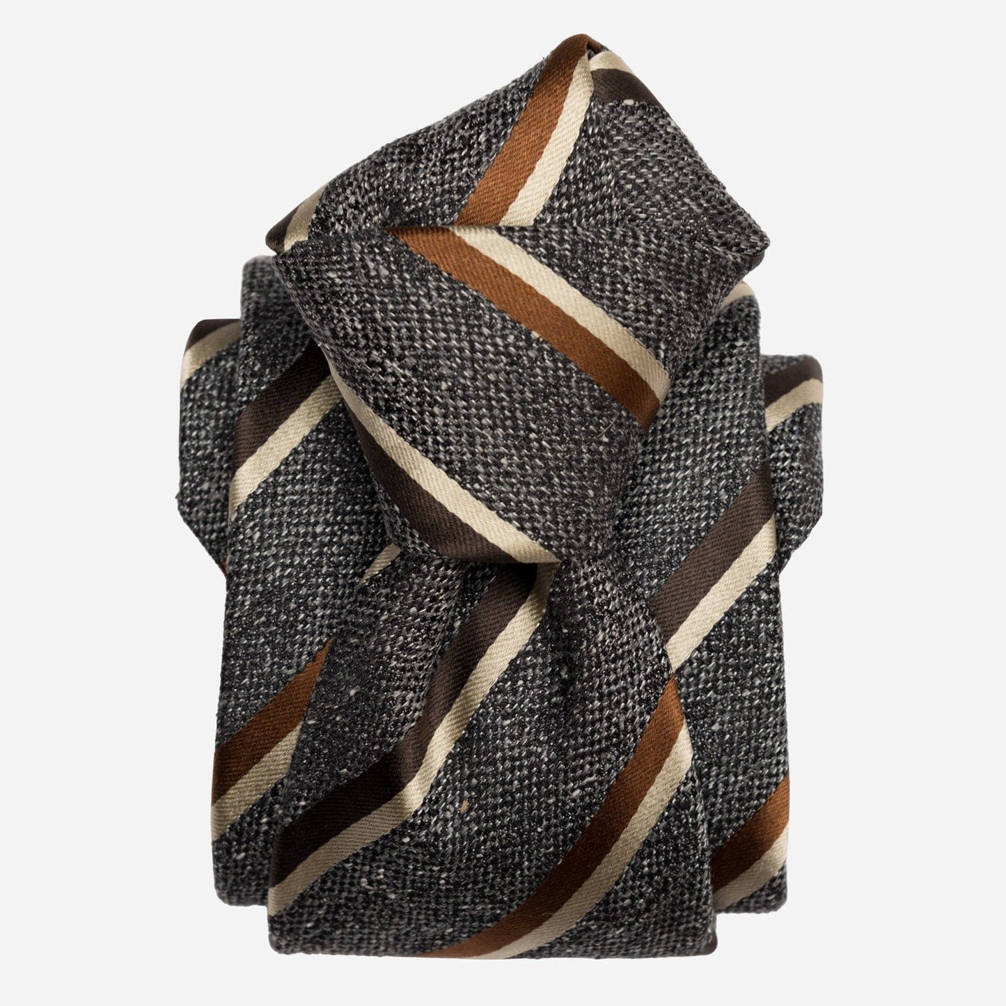 Velletri - Silk Jacquard Tie - Steel