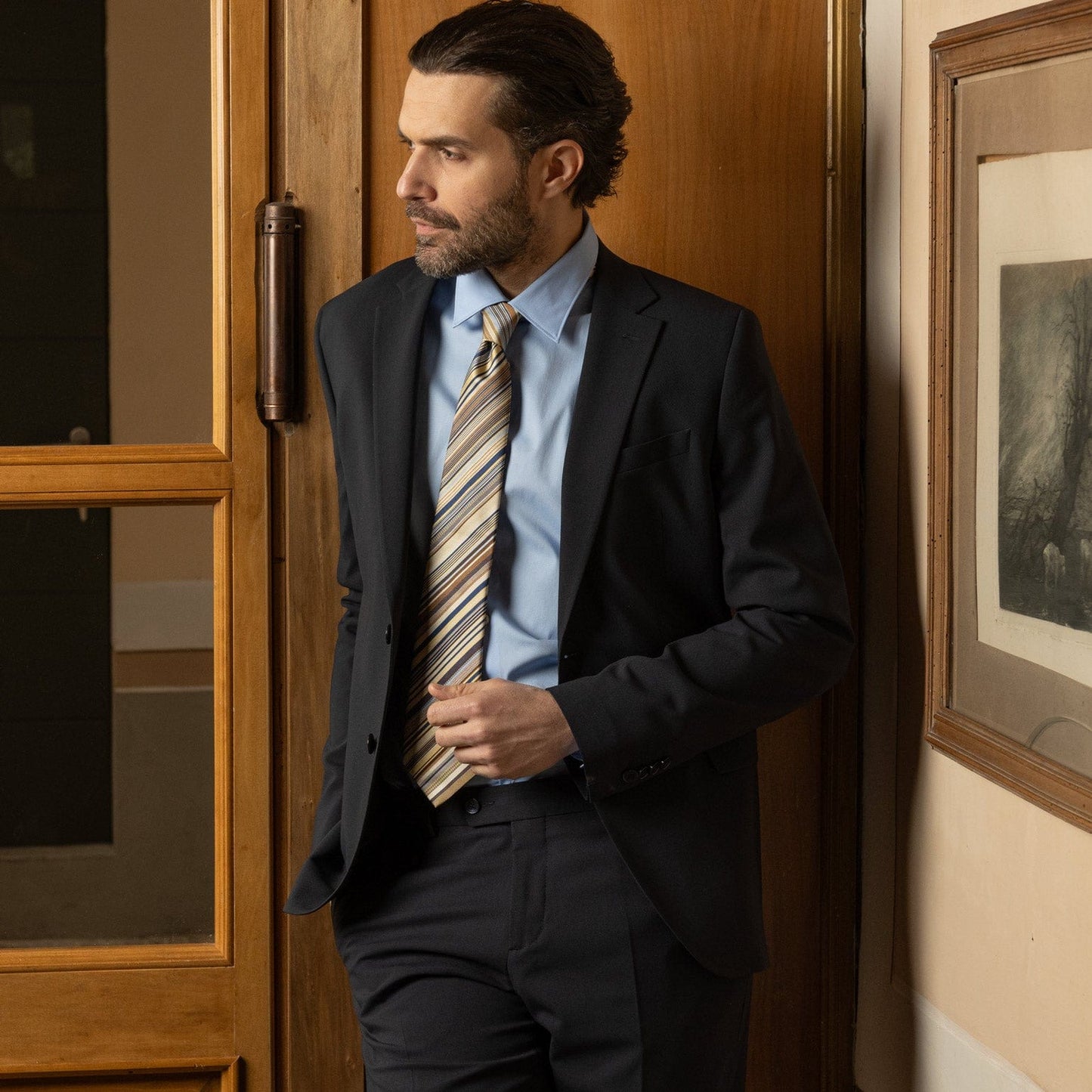 Arezzo - Silk Jacquard Tie - My Men's Shop