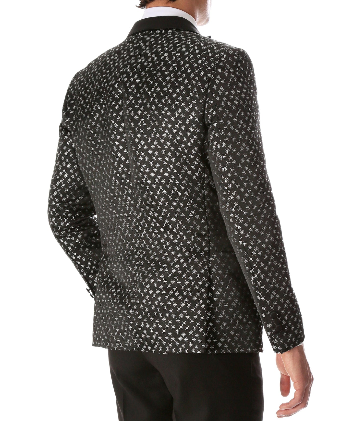 Men's Pronto Silver Star Modern Fit Tuxedo Blazer