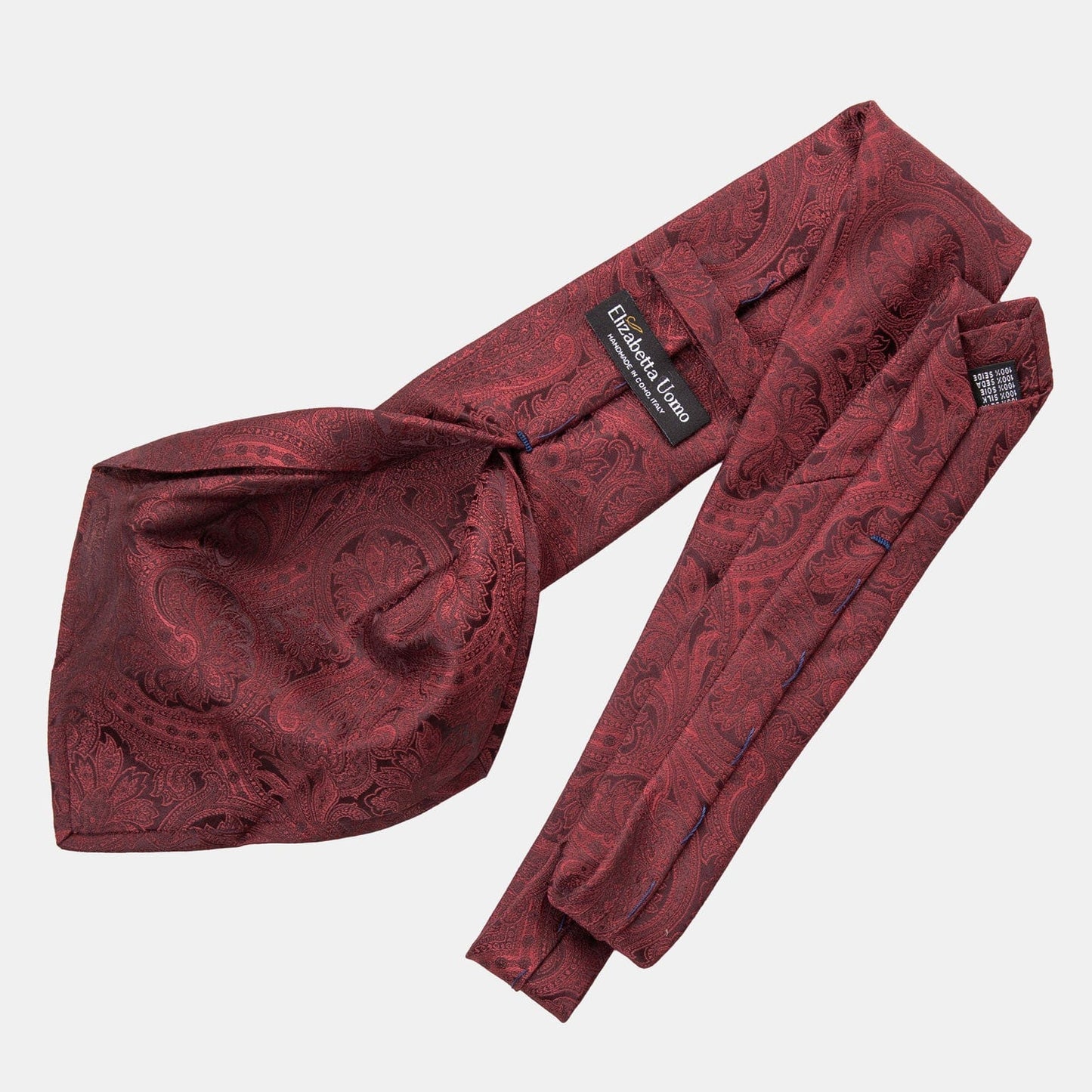 Vienna - Silk Jacquard Tie - Burgundy - My Men's Shop