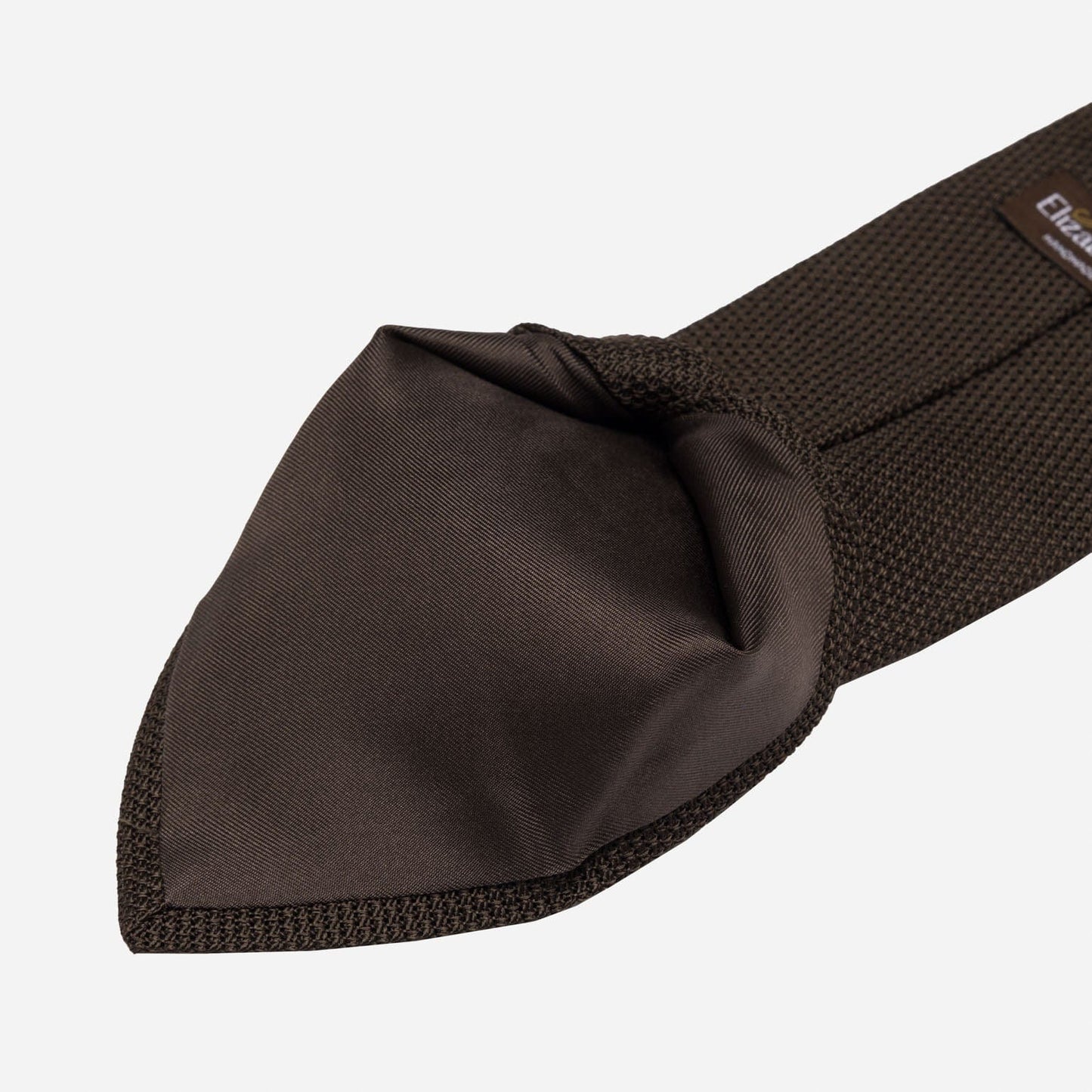 Mocha - Brown Silk Grenadine Tie - My Men's Shop