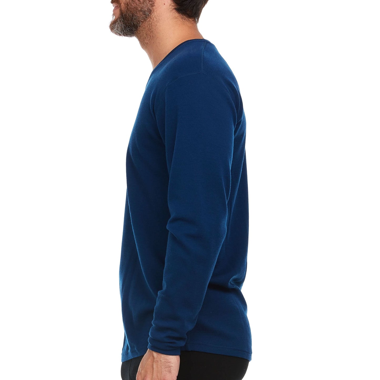 Midweight - Men's Long Sleeve V-Neck Sweater 100% Merino Wool - My Men's Shop