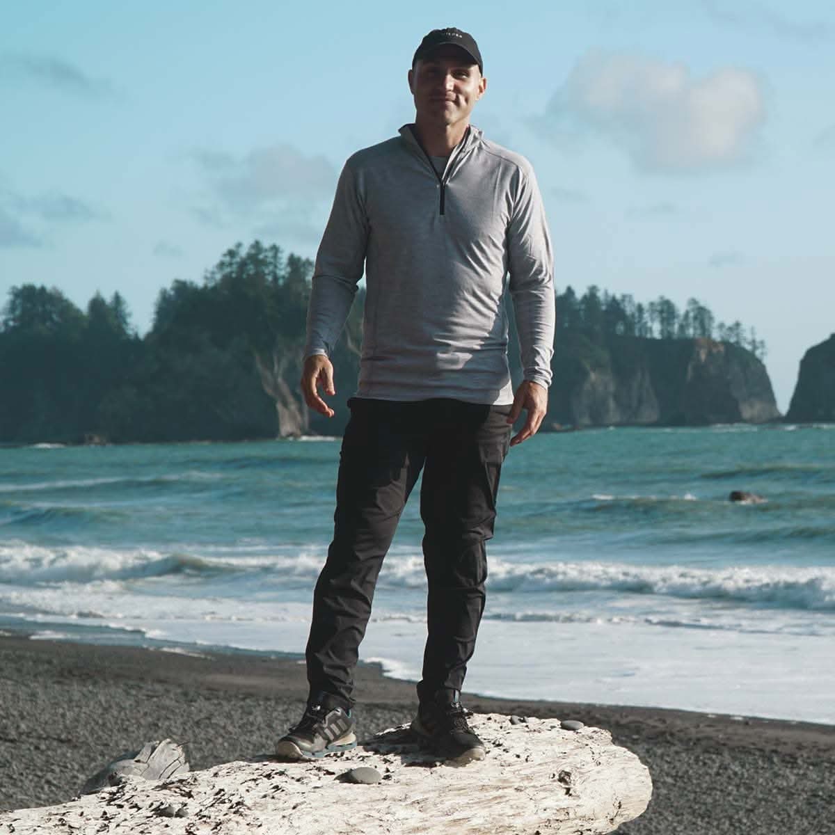 Microweight - Men's Wool 1/4 Zip Woolverino - My Men's Shop