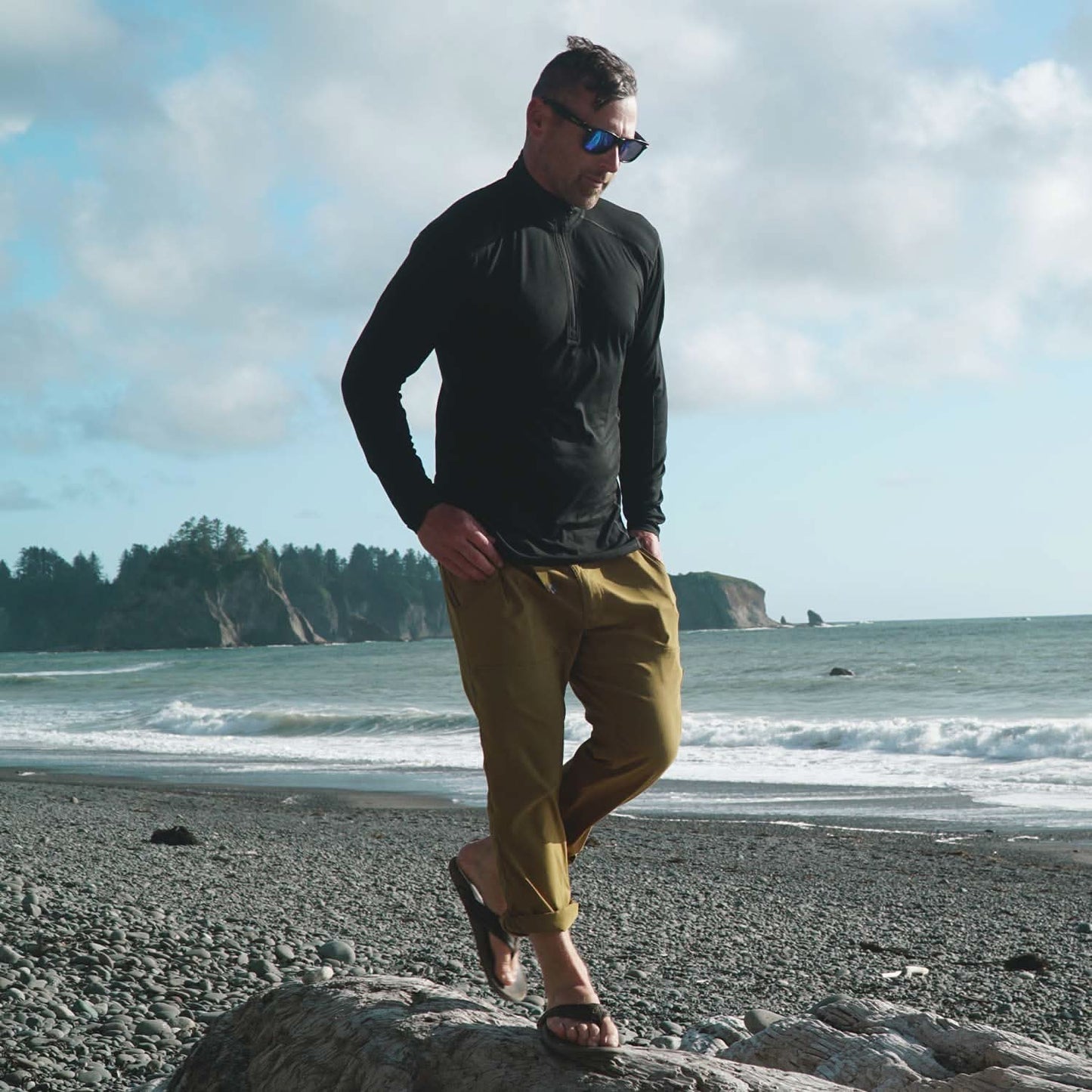 Microweight - Men's Wool 1/4 Zip Woolverino - My Men's Shop