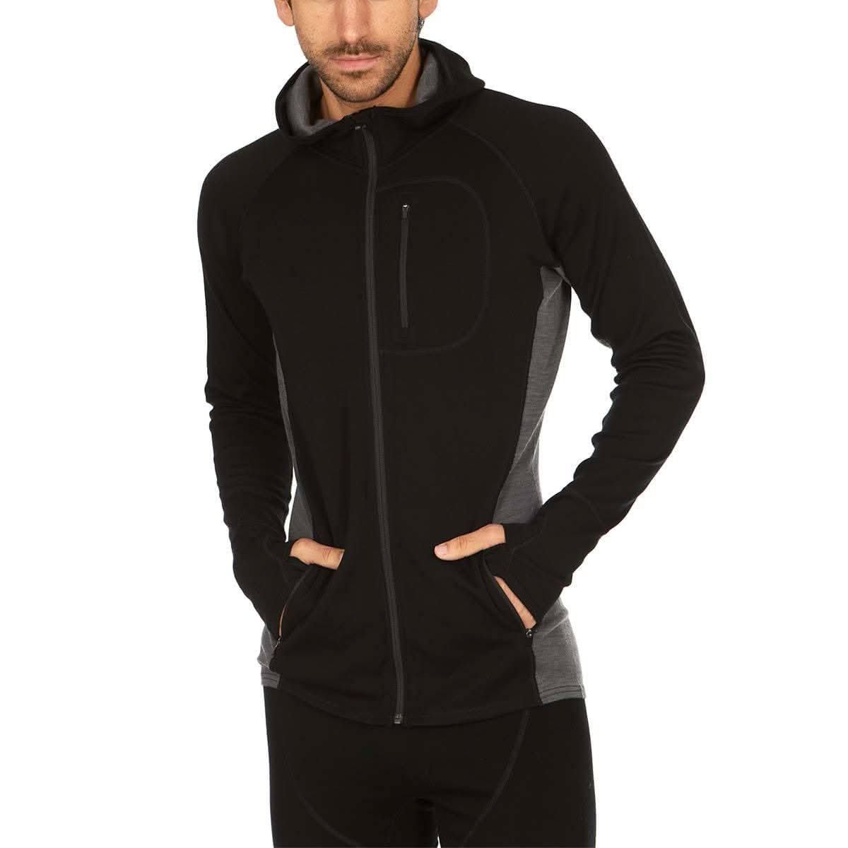 Midweight - Full Zip Hoodie Woolverino - My Men's Shop