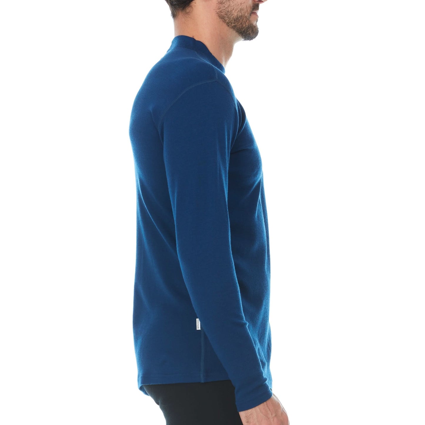 Midweight - Rogers Mock Neck 100% Merino Wool - My Men's Shop