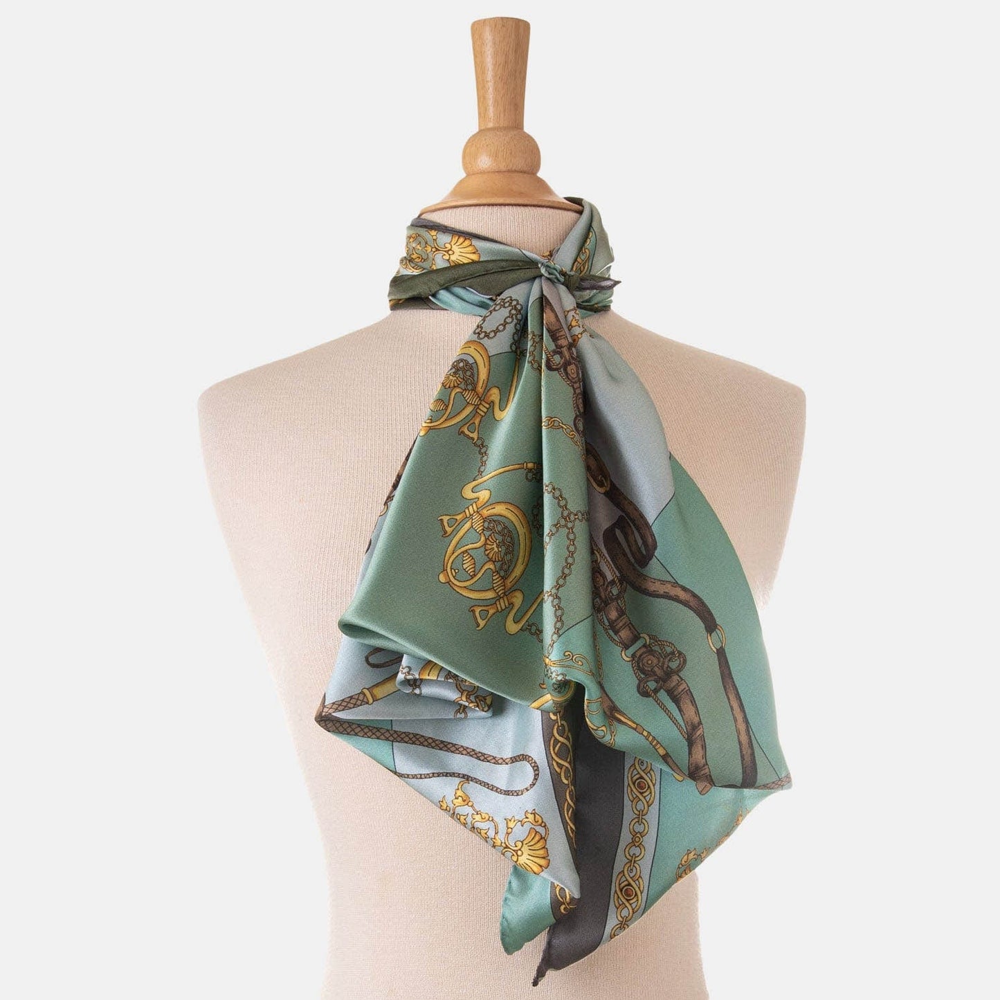 Gabriella - Silk Foulard - Laurel