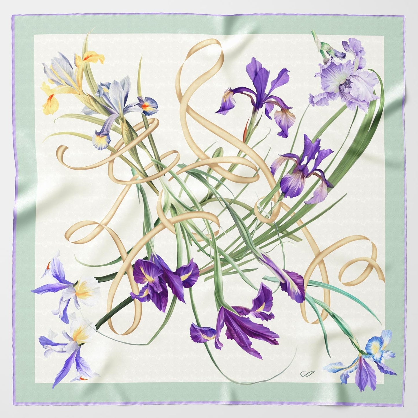 Susanna - Silk Foulard - Mint