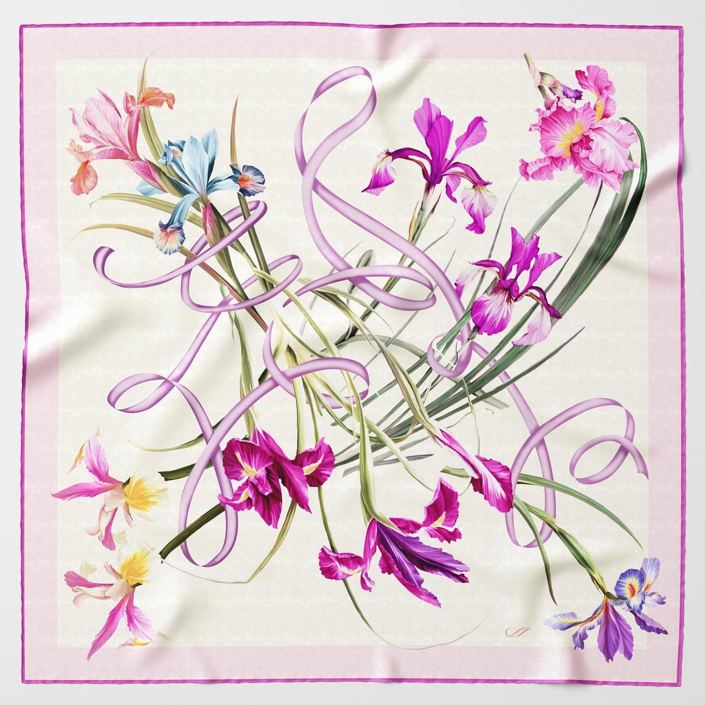 Susanna - Silk Foulard - Pink
