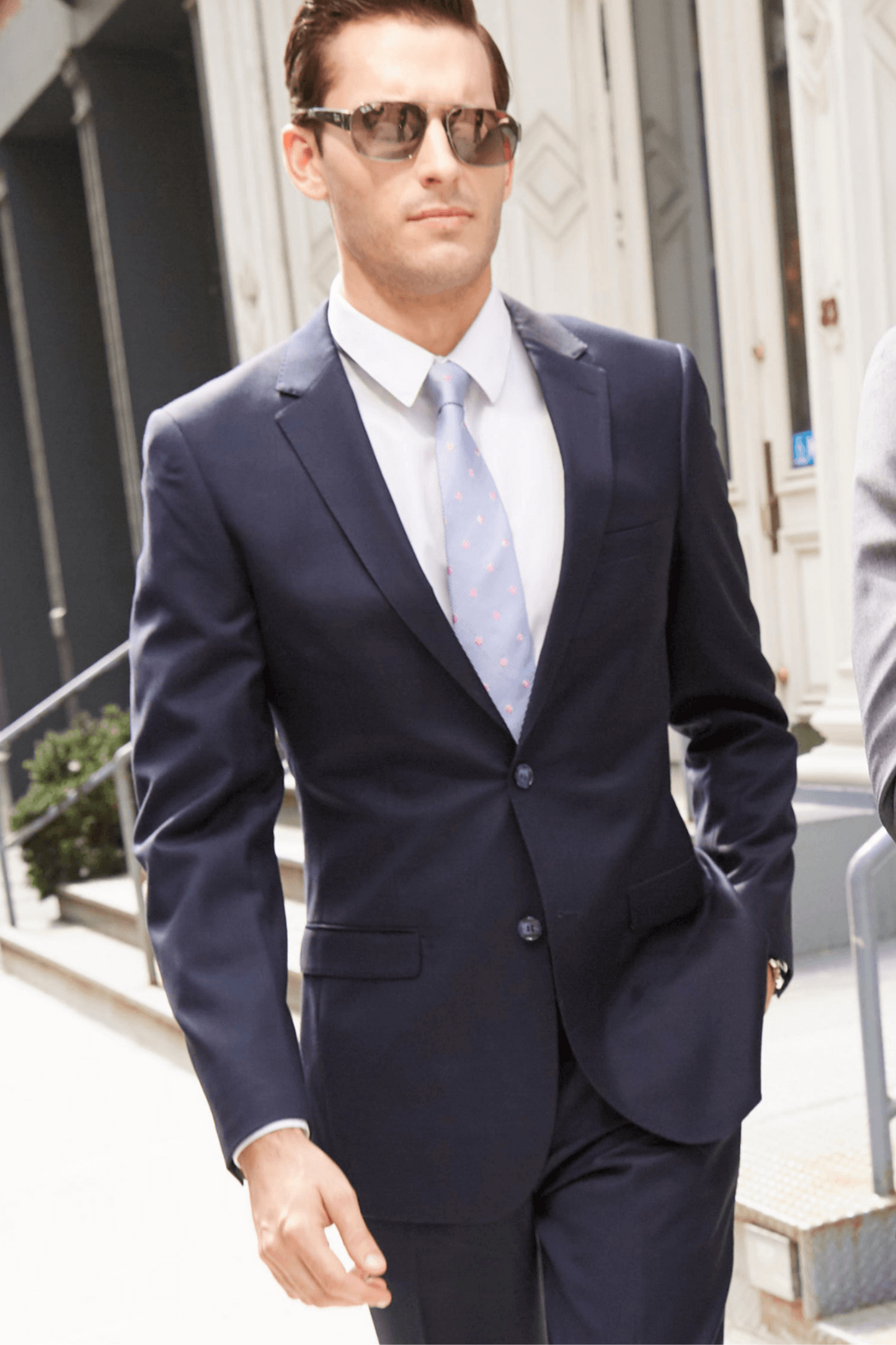 Luxurious Navy Blue Italian Cut Suit - My Men's Shop