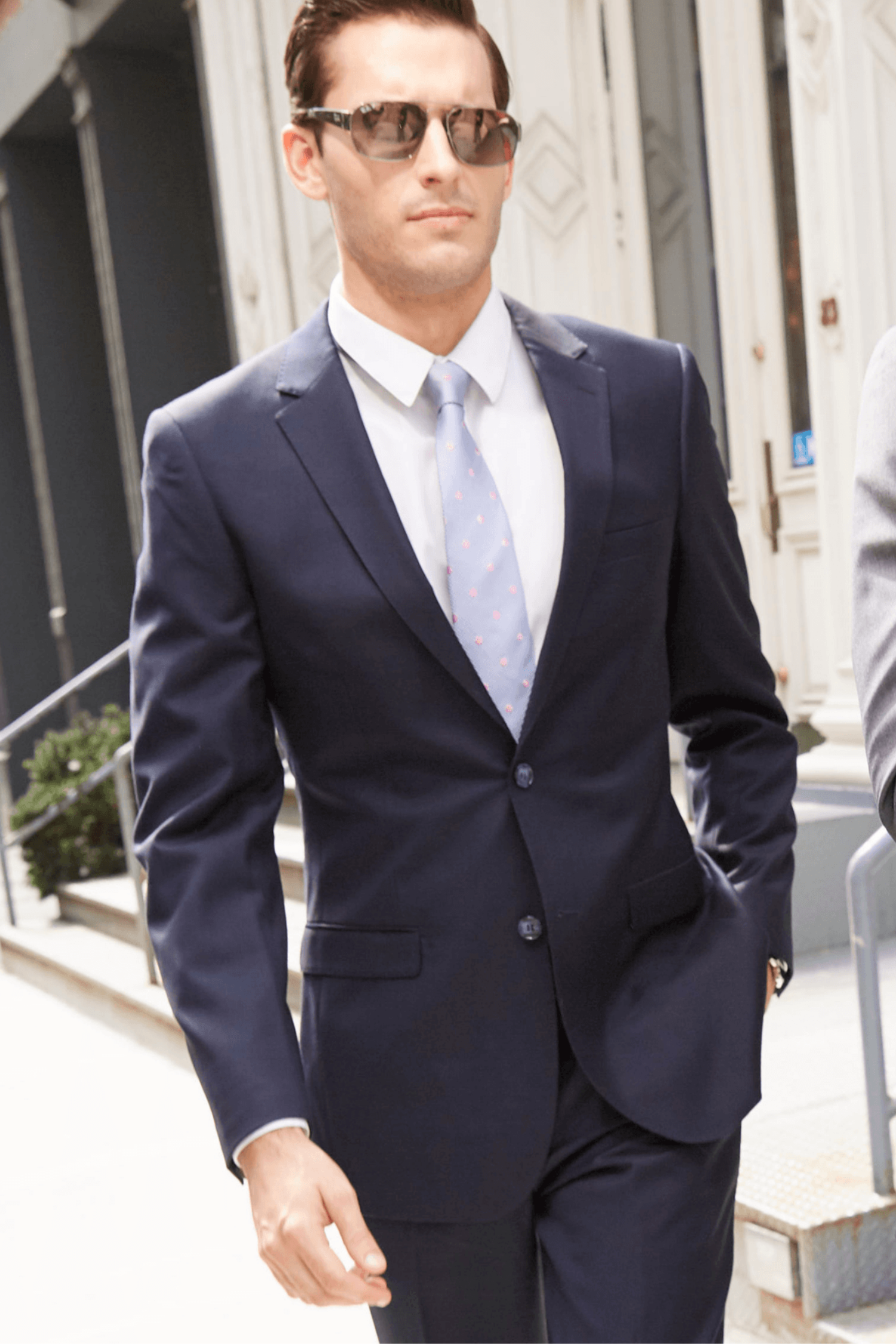 Luxurious Navy Blue Italian Cut Suit - My Men's Shop