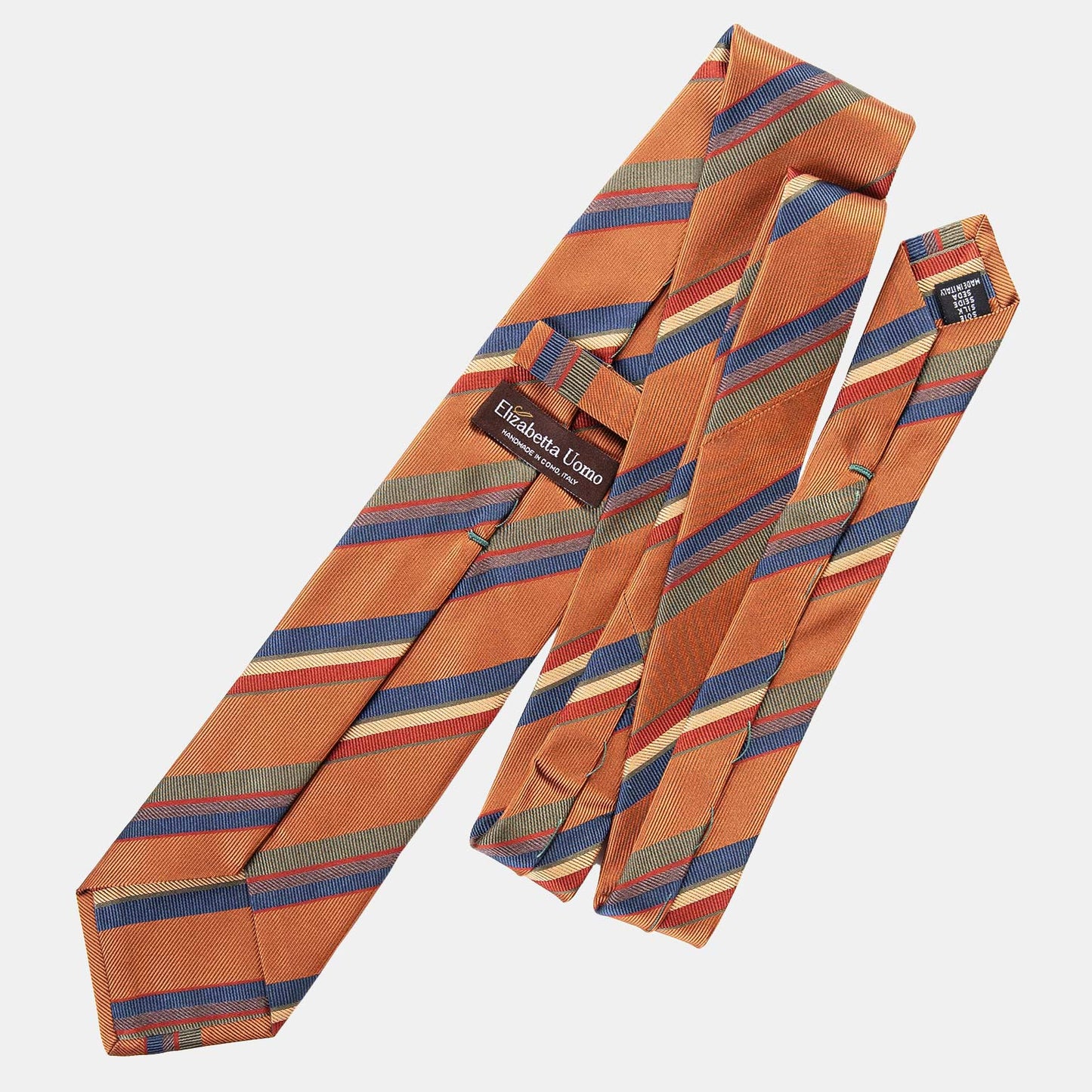 Battisti - Silk Jacquard Tie - Ginger