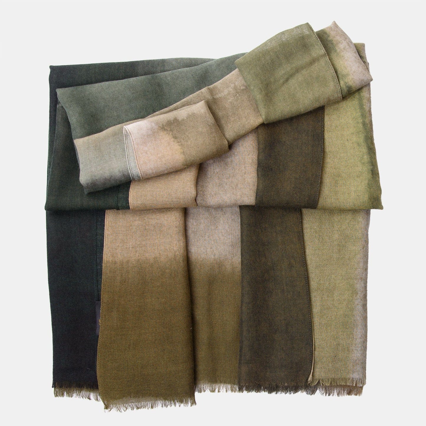 Vicenza - Wool Scarf - Olive Green