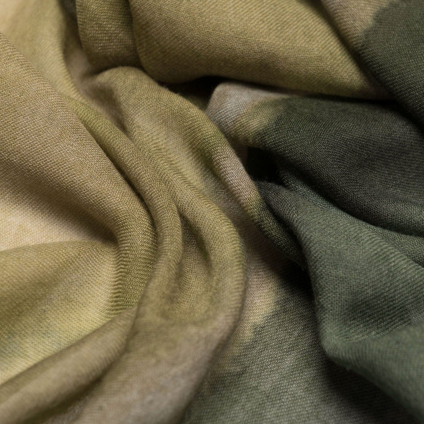 Vicenza - Wool Scarf - Olive Green