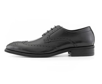 ASHER GREEN - AG2749 LEATHER WING TIP COMFORTABLE RUBBER SOLE - My Men's Shop