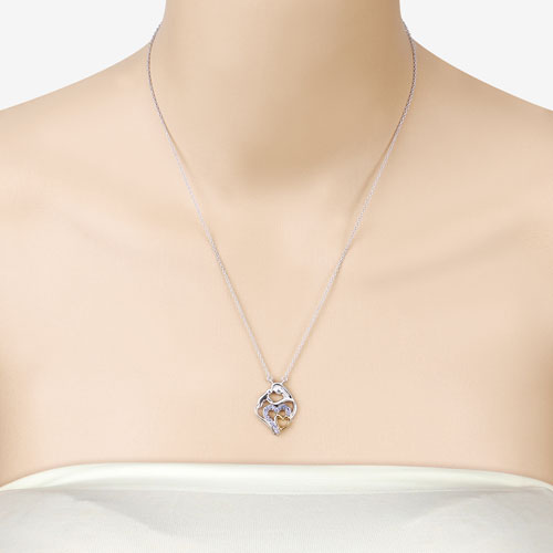 Colgante de plata de ley .925 con tanzanita genuina de 0,28 quilates