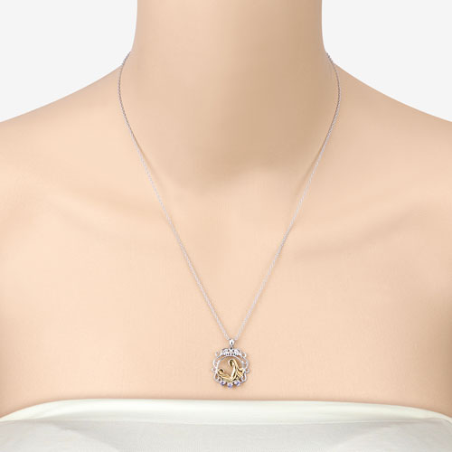 Colgante de plata de ley .925 con tanzanita genuina de 0.11 quilates