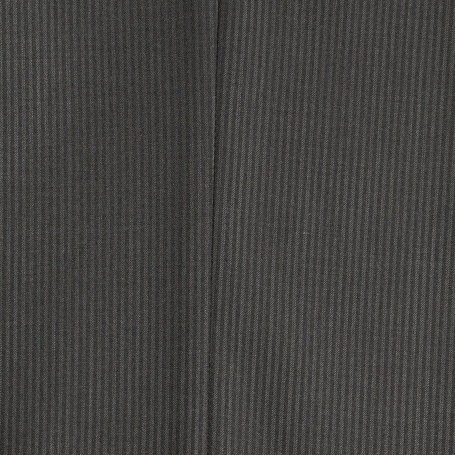 Parker Slim Fit Charcoal Striped Tone on Tone Wool Suit