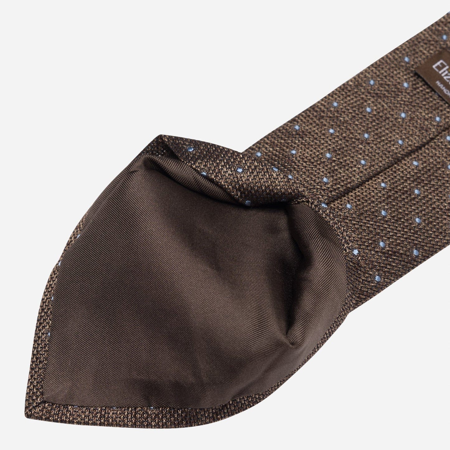 Mattei - Silk Grenadine Tie - Brown - My Men's Shop