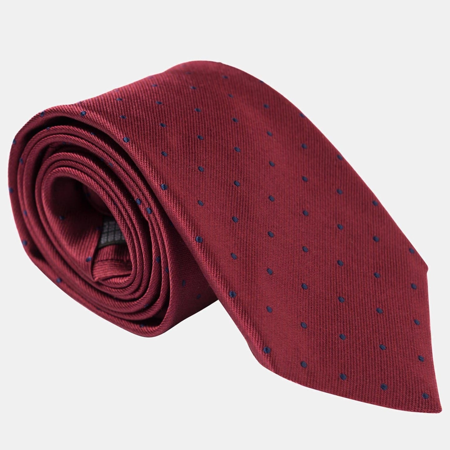 Pisa - Silk Jacquard Tie - Burgundy - My Men's Shop