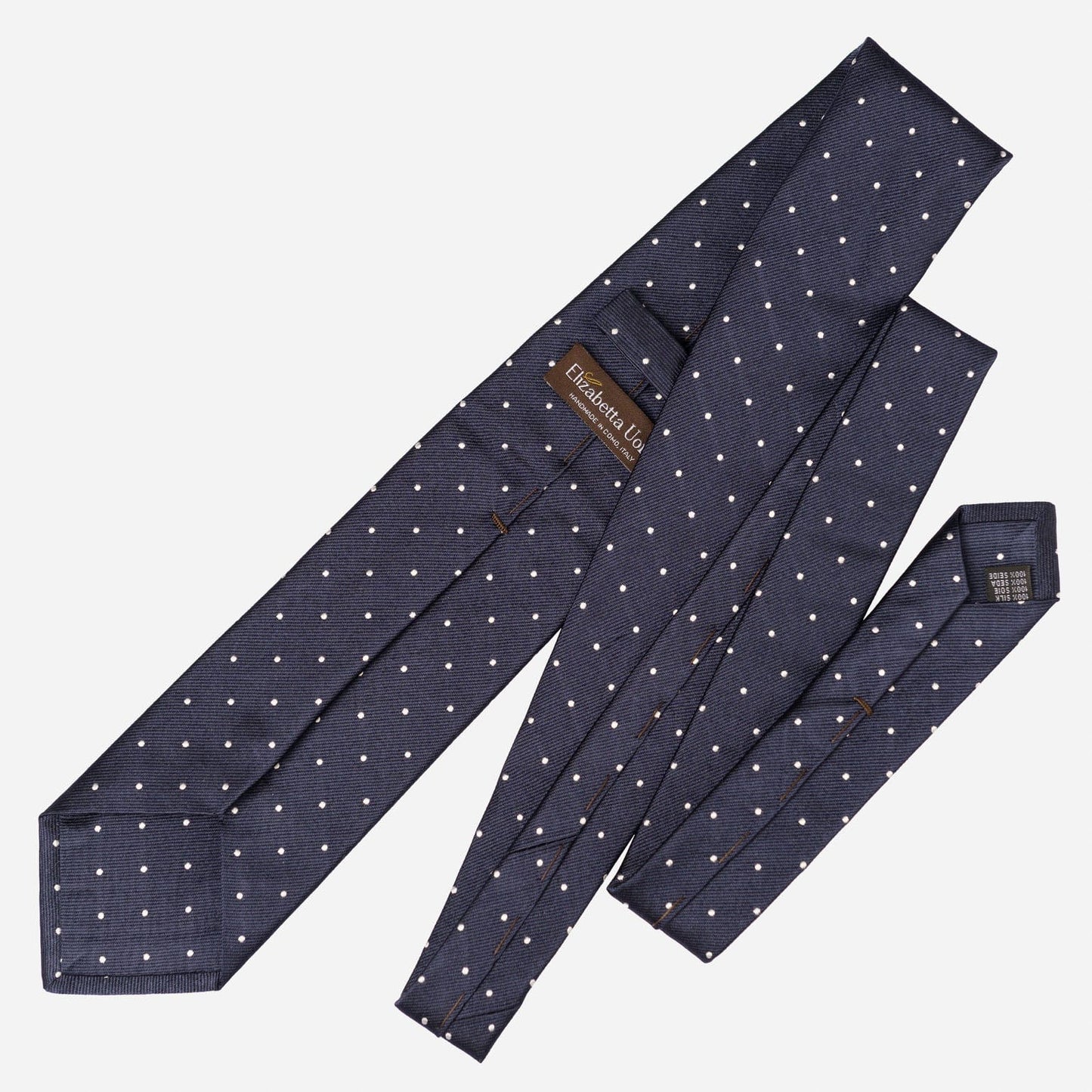Pisa - Silk Jacquard Tie - Navy - My Men's Shop