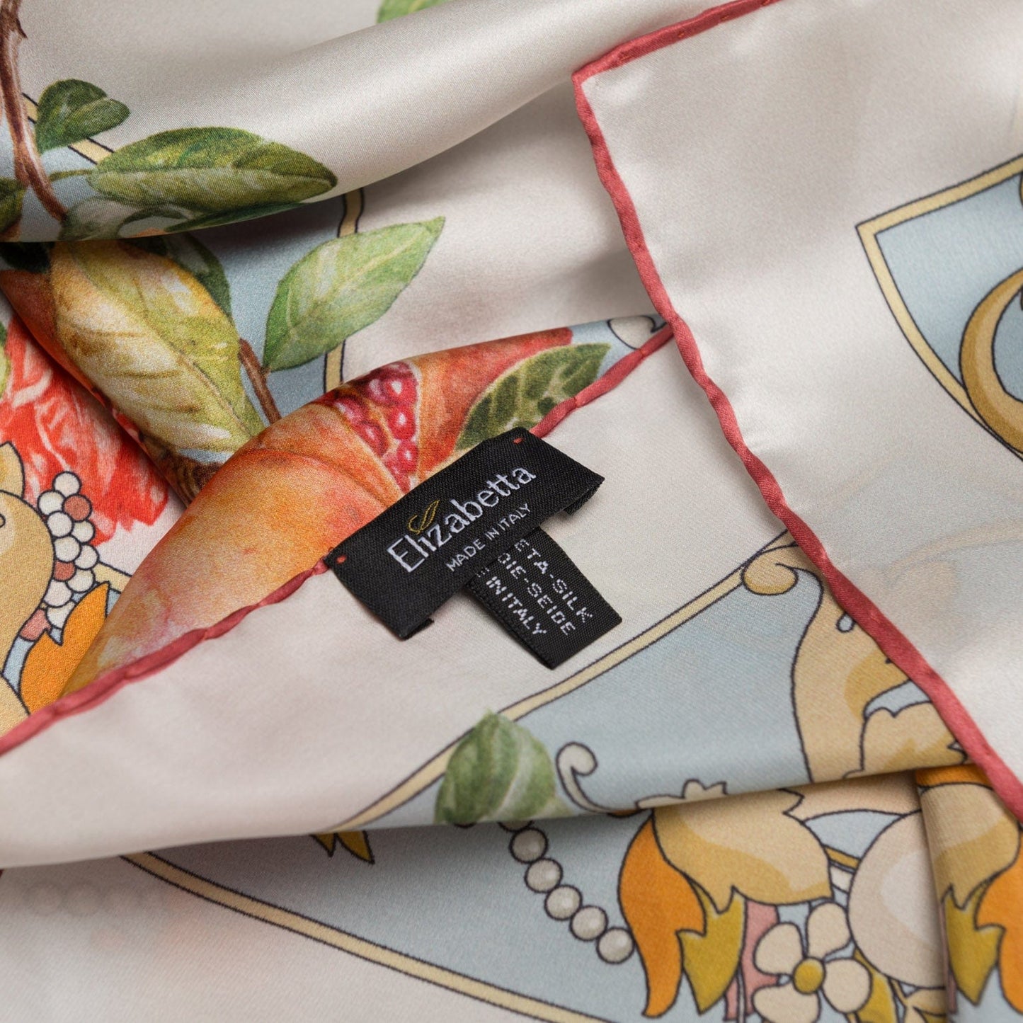 Melograno - Silk Foulard - Powder Blue