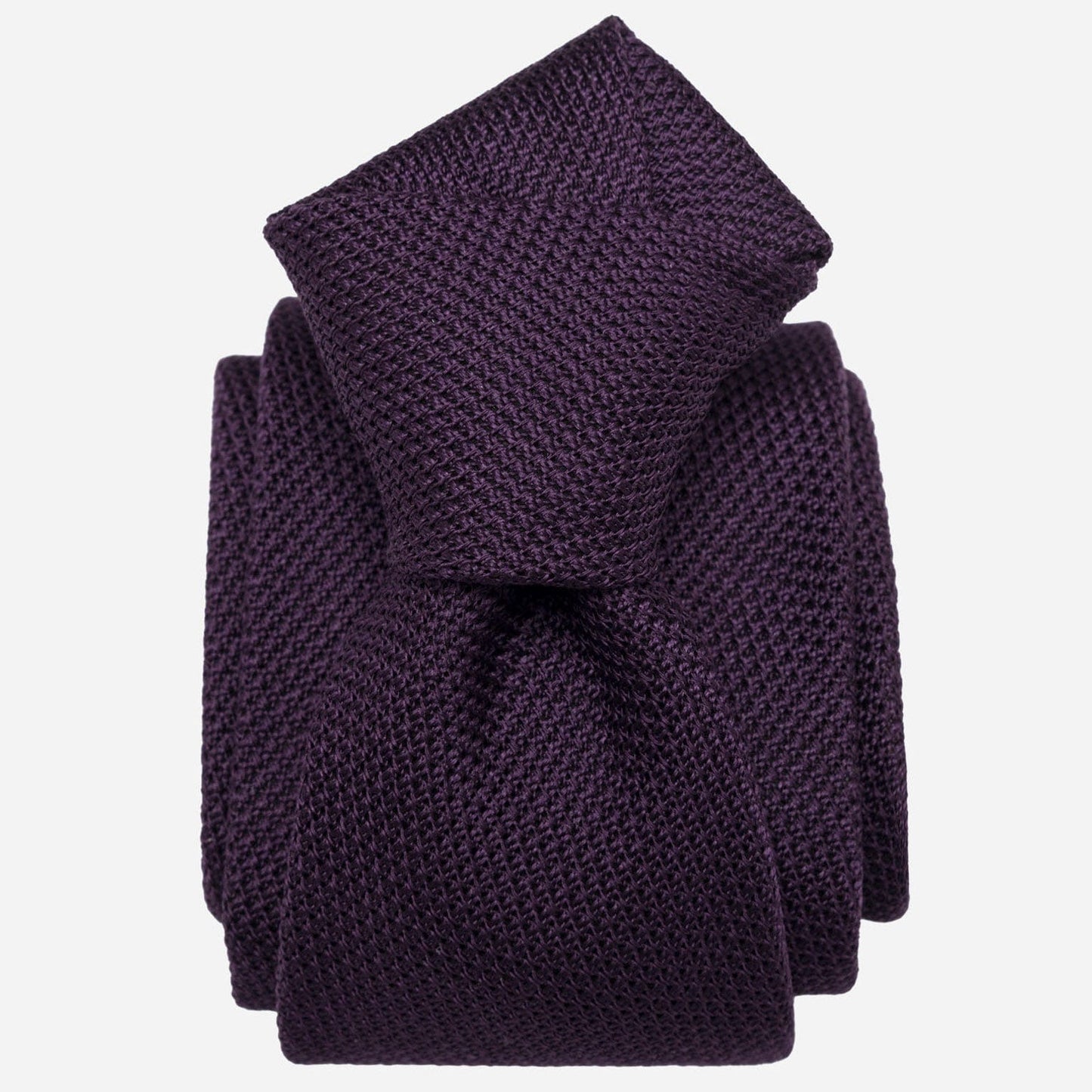 Plum - Silk Grenadine Tie