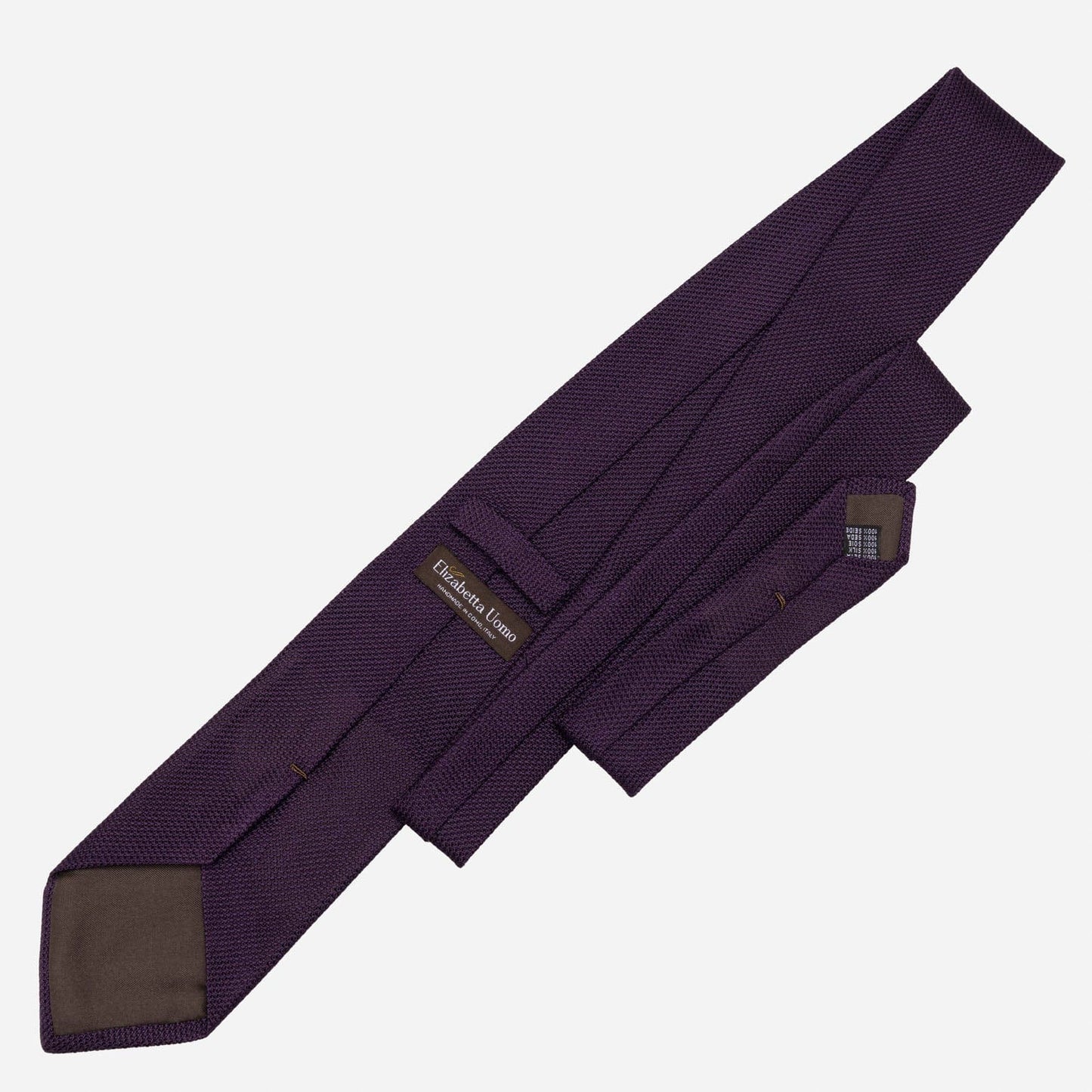 Plum - Silk Grenadine Tie