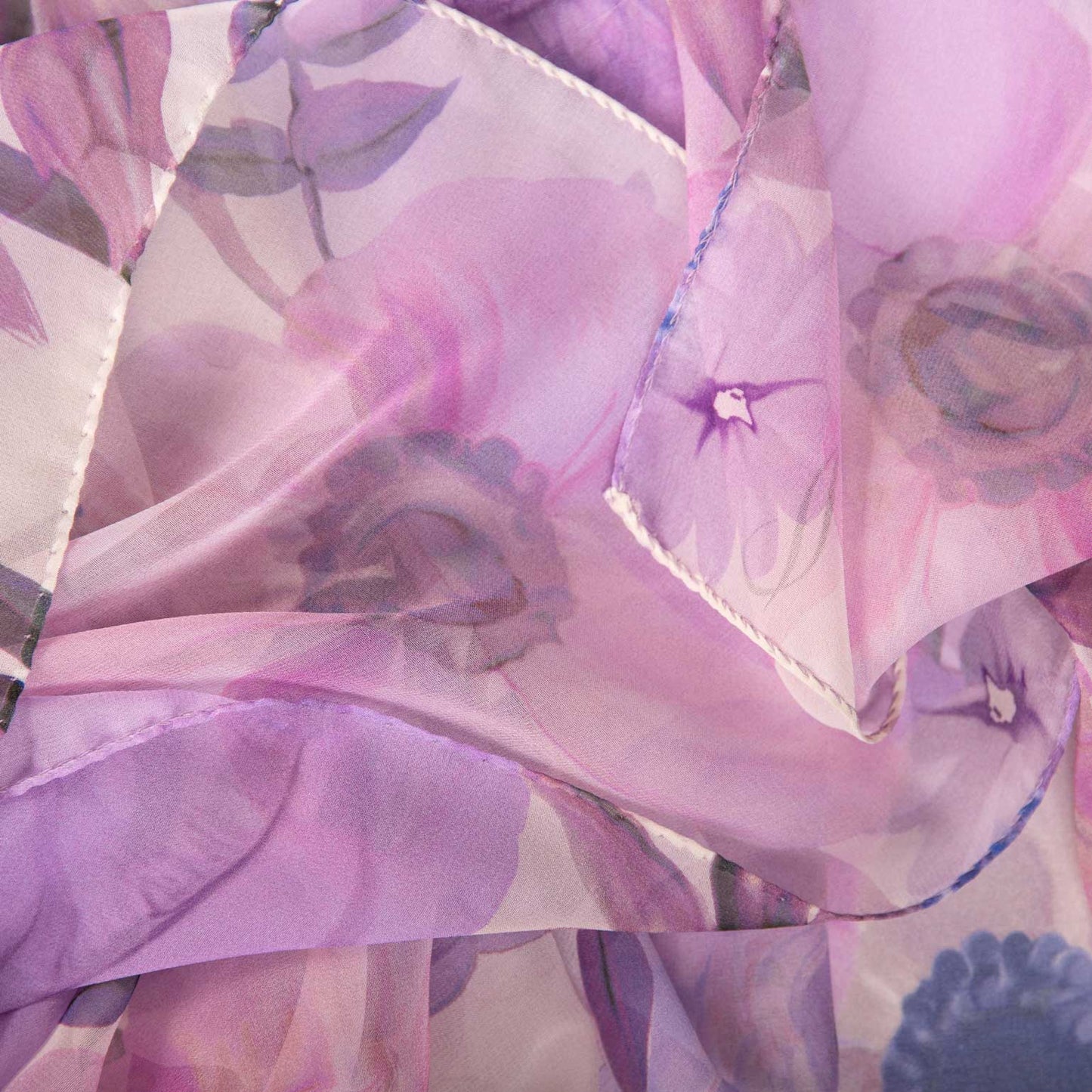 Campo de' Fiori - Long Silk Scarf - Lavender