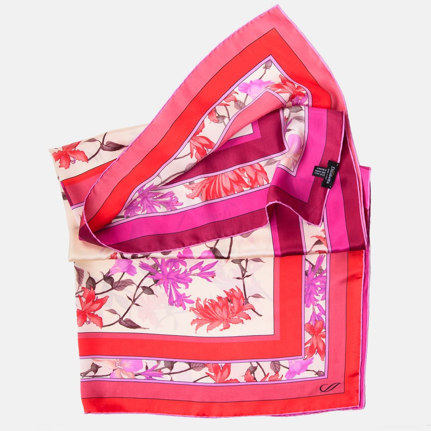 Serena - Silk Foulard - Fuchsia
