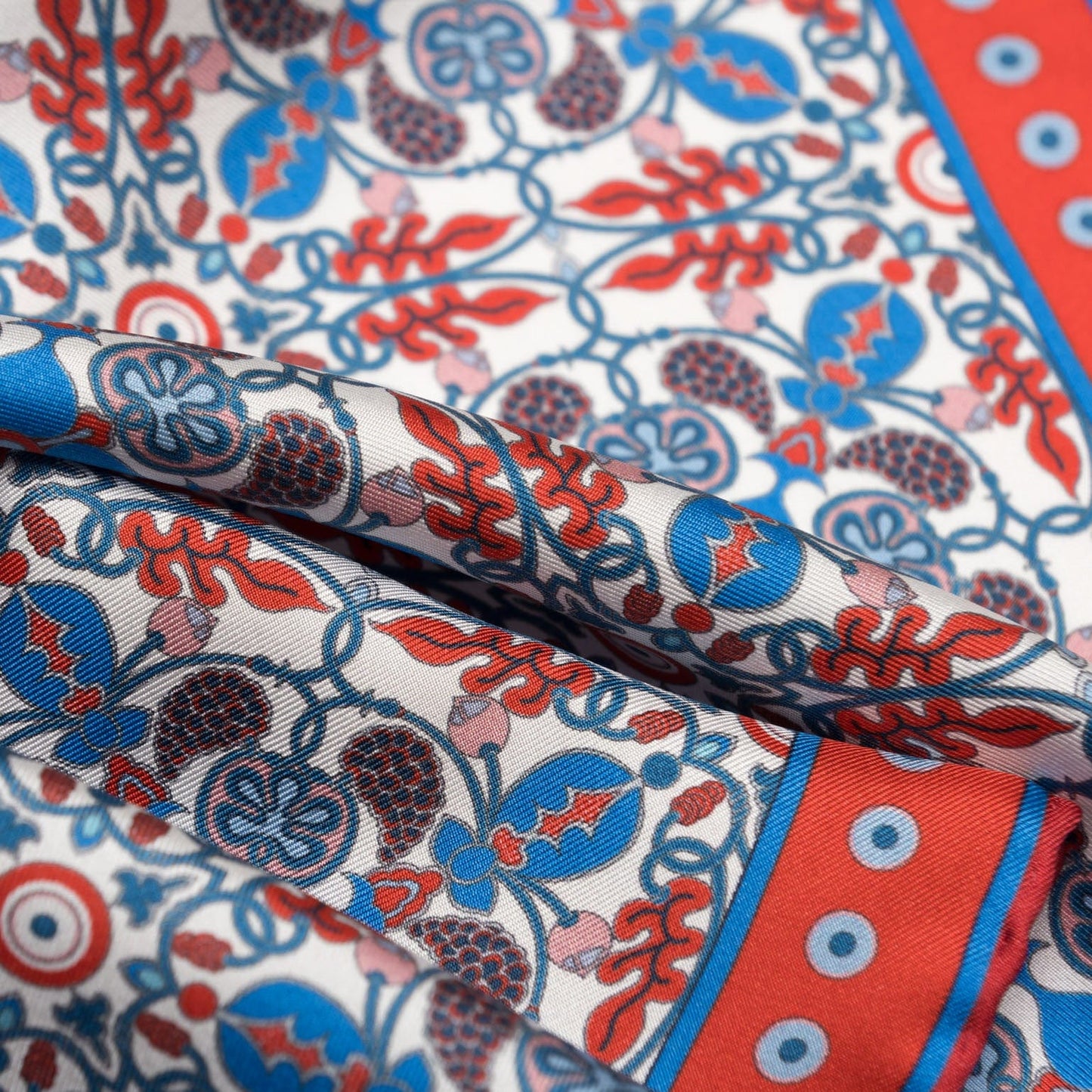 Nebbiolo - Silk Pocket Square - Red - My Men's Shop