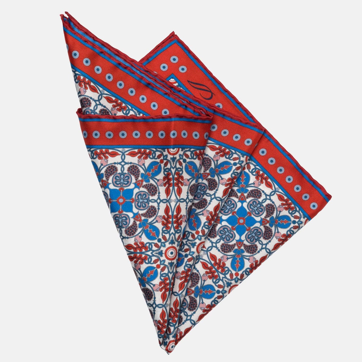 Nebbiolo - Silk Pocket Square - Red - My Men's Shop