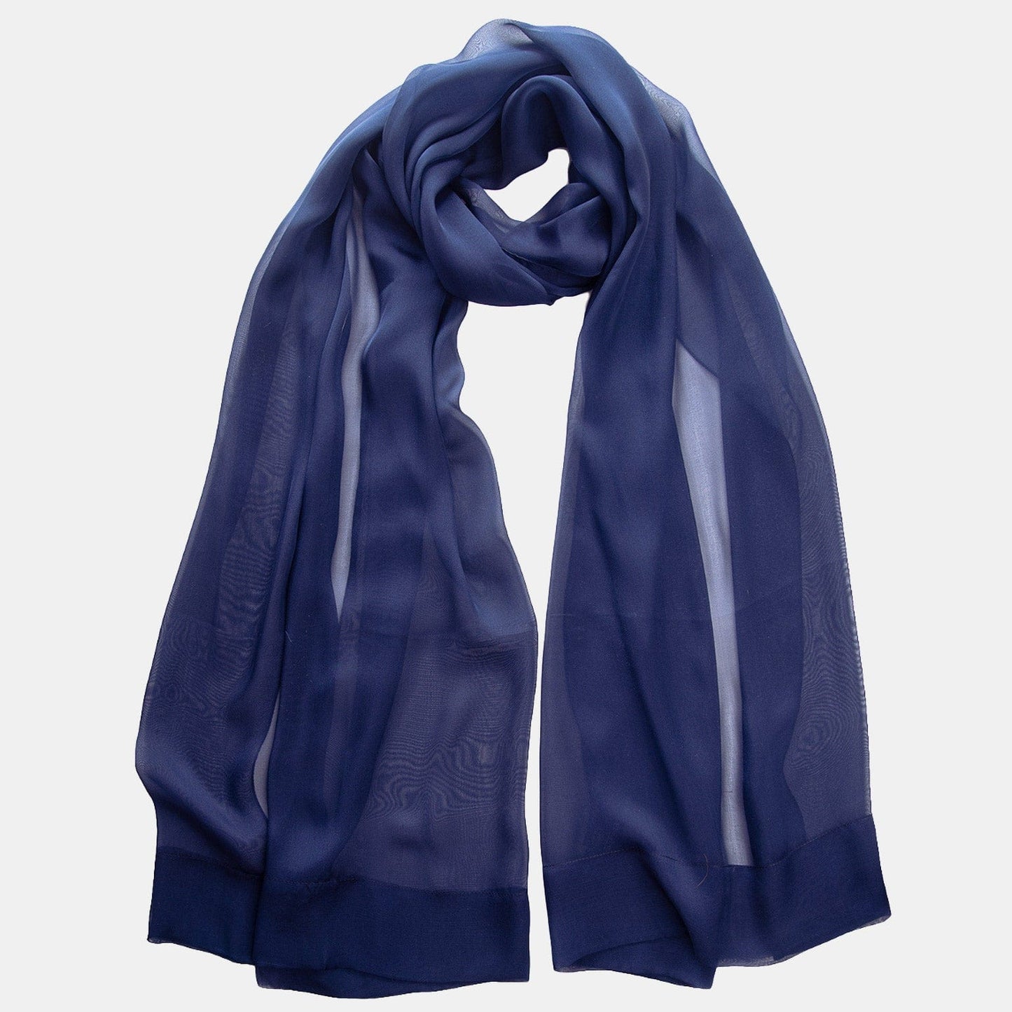 Carmen - Silk Scarf Shawl - Marine Navy - My Men's Shop