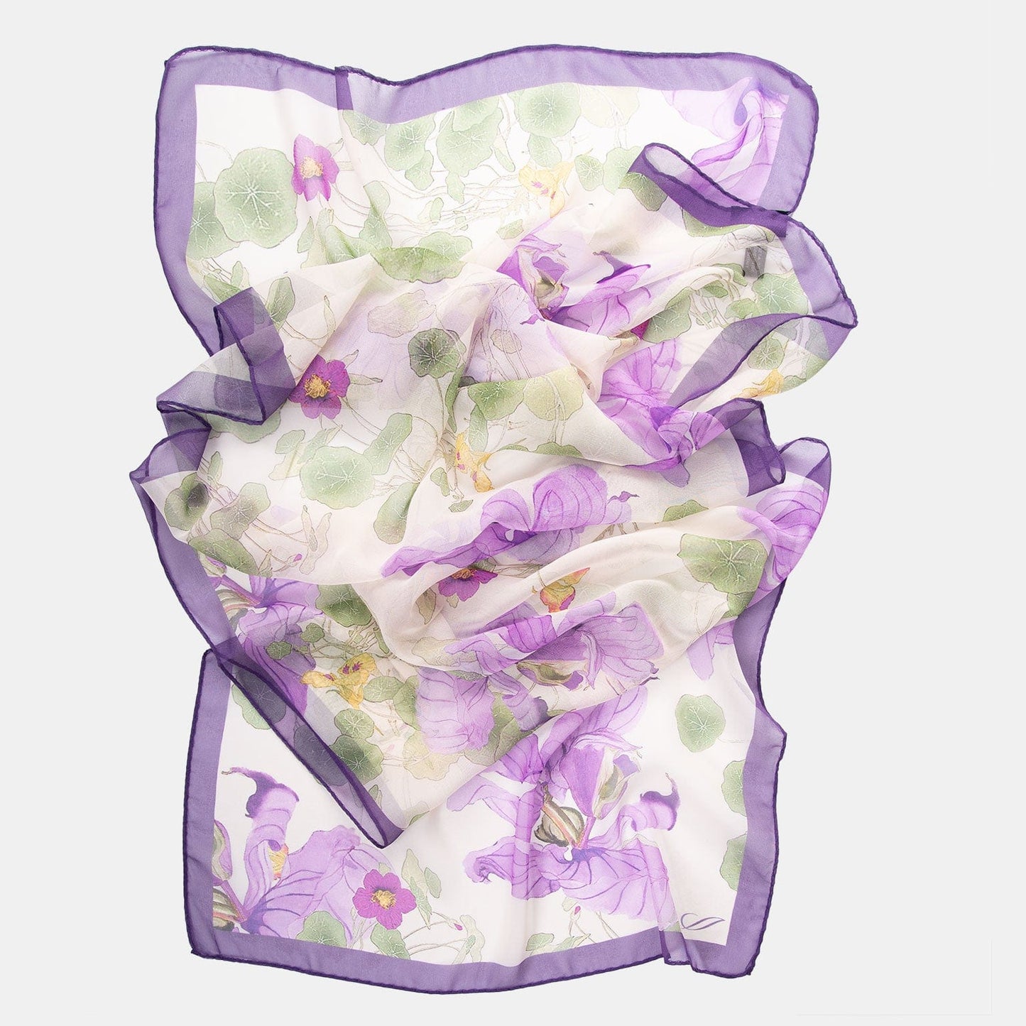 Monique - Long Silk Scarf - Lavender - My Men's Shop