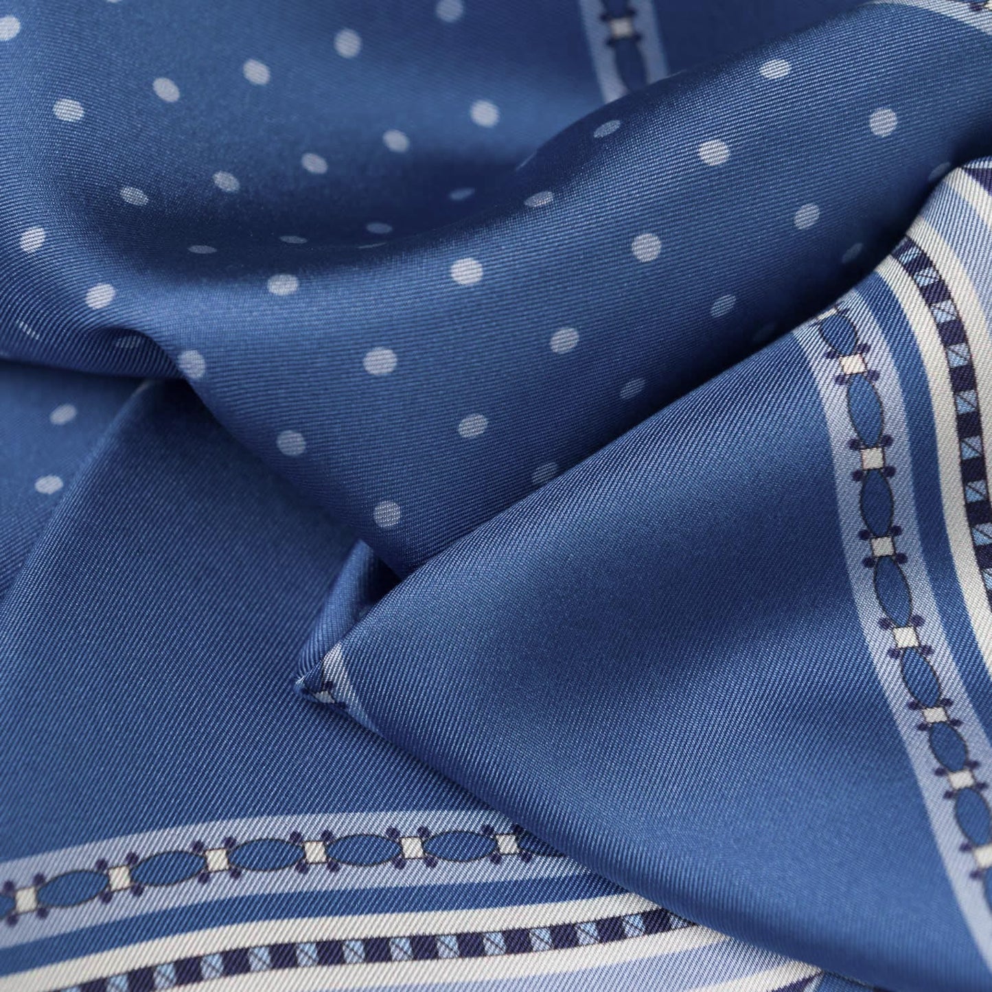 Verona - Silk Neckerchief - Blue