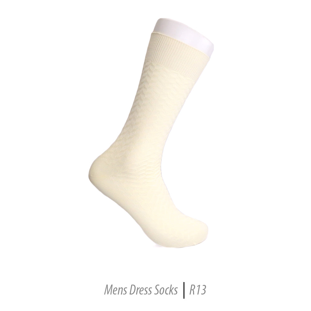 Men's Short Nylon Socks R13 - Bone