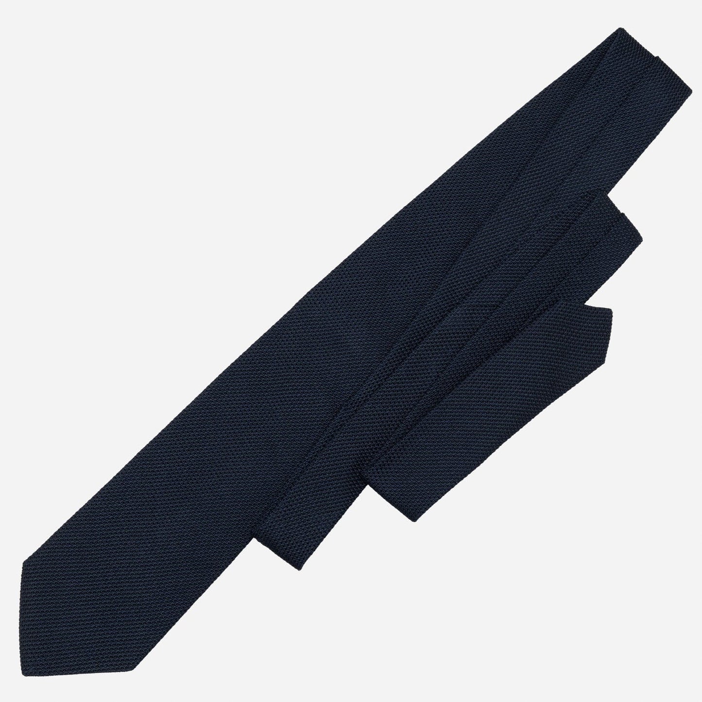Cavour - Dark Navy Silk Grenadine Tie
