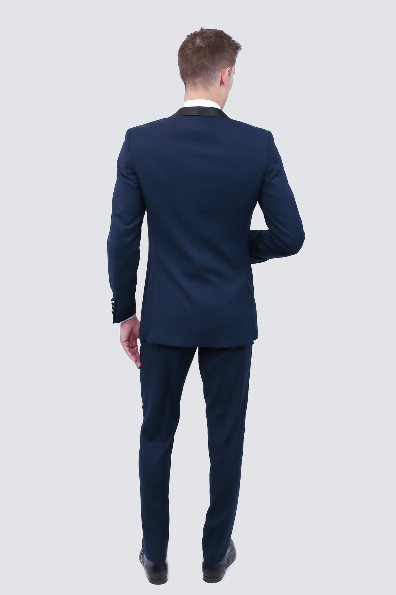 Tailor's Stretch Blend Navy Blue Tuxedo | Modern or Slim Fit - My Men's Shop
