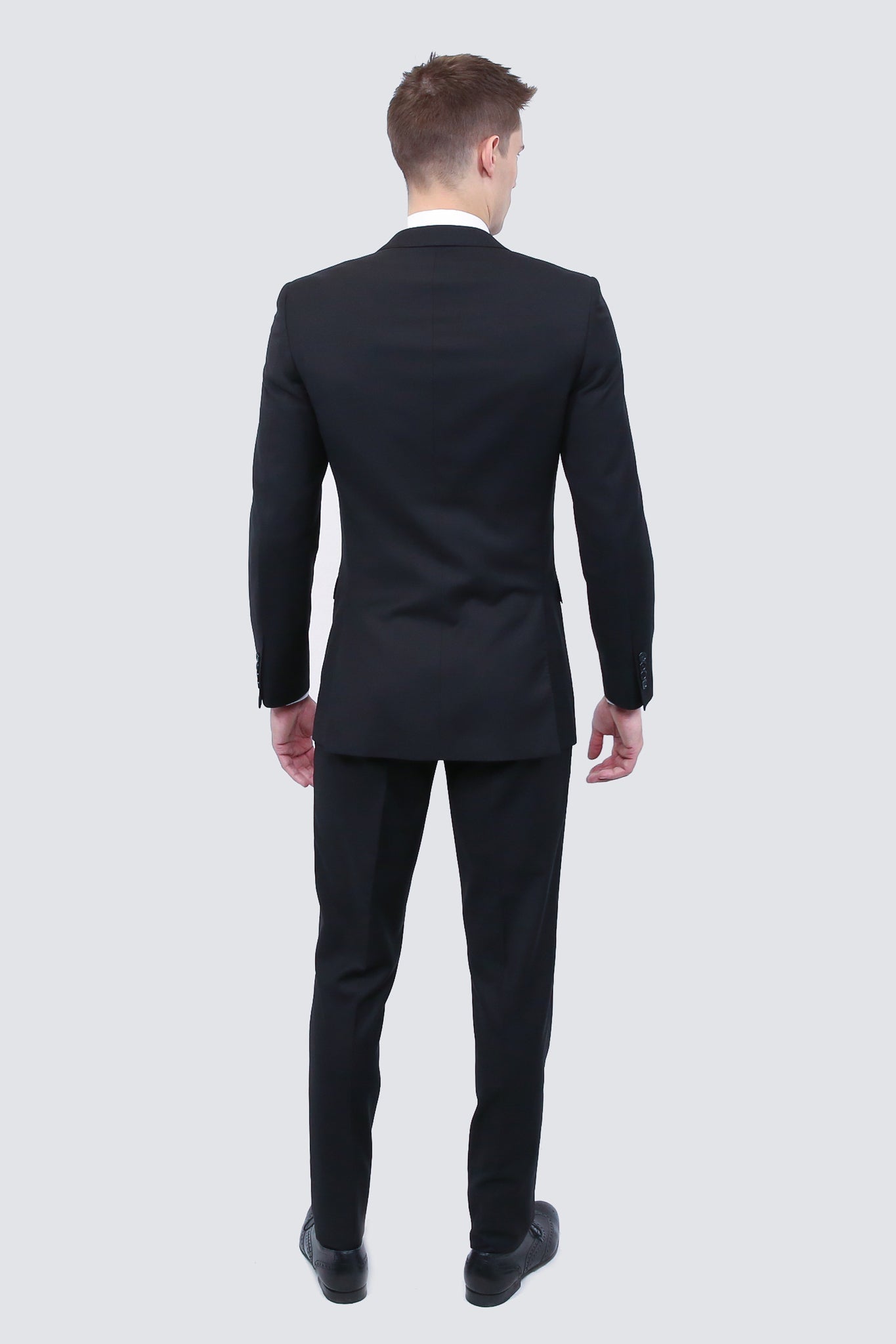 Tailor's Stretch Blend Suit | Classic Black Modern or Slim Fit - My Men's Shop