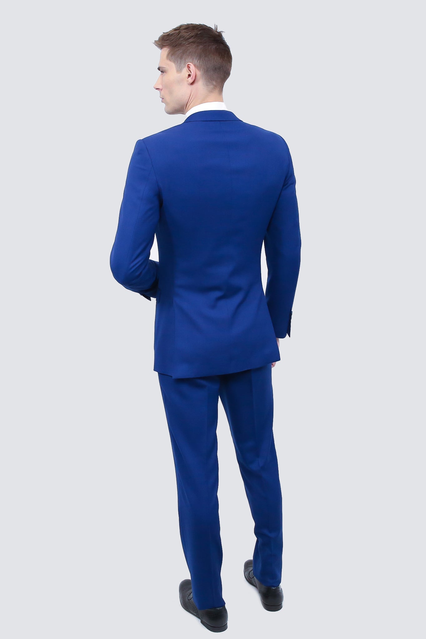 Tailor's Stretch Blend Suit | French Blue Modern or Slim Fit - My Men's Shop