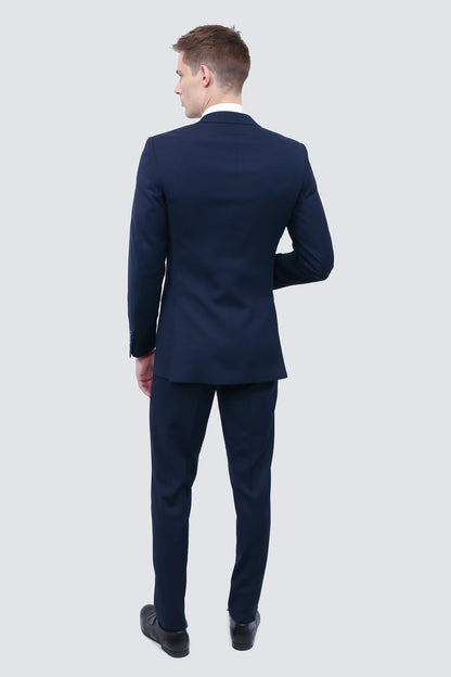 Tailor's Stretch Blend Suit | Navy Blue Modern or Slim Fit - My Men's Shop